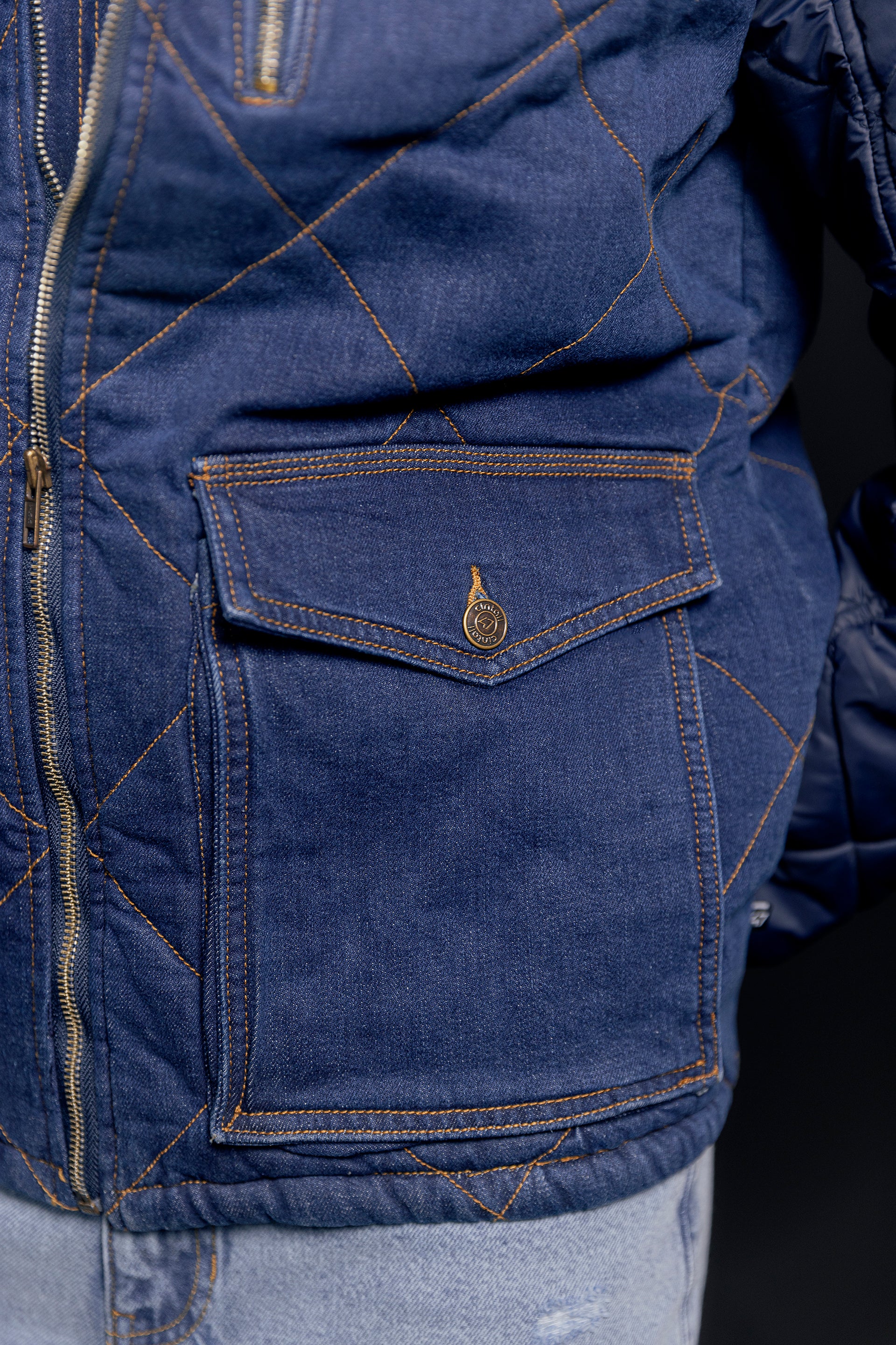 Quilted Bomber Jacket