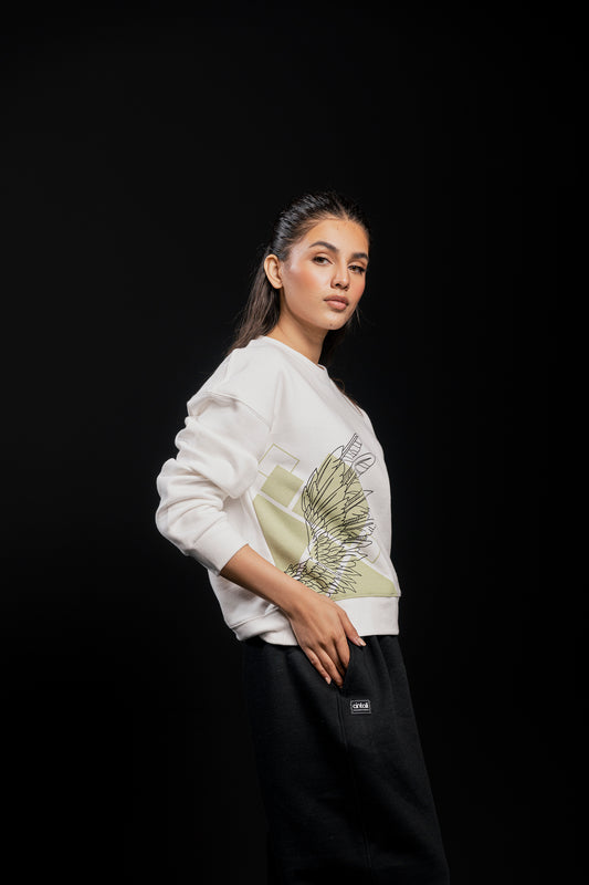 Azaad Collection - Ethereal Winged Escape - Graphic Sweat shirt