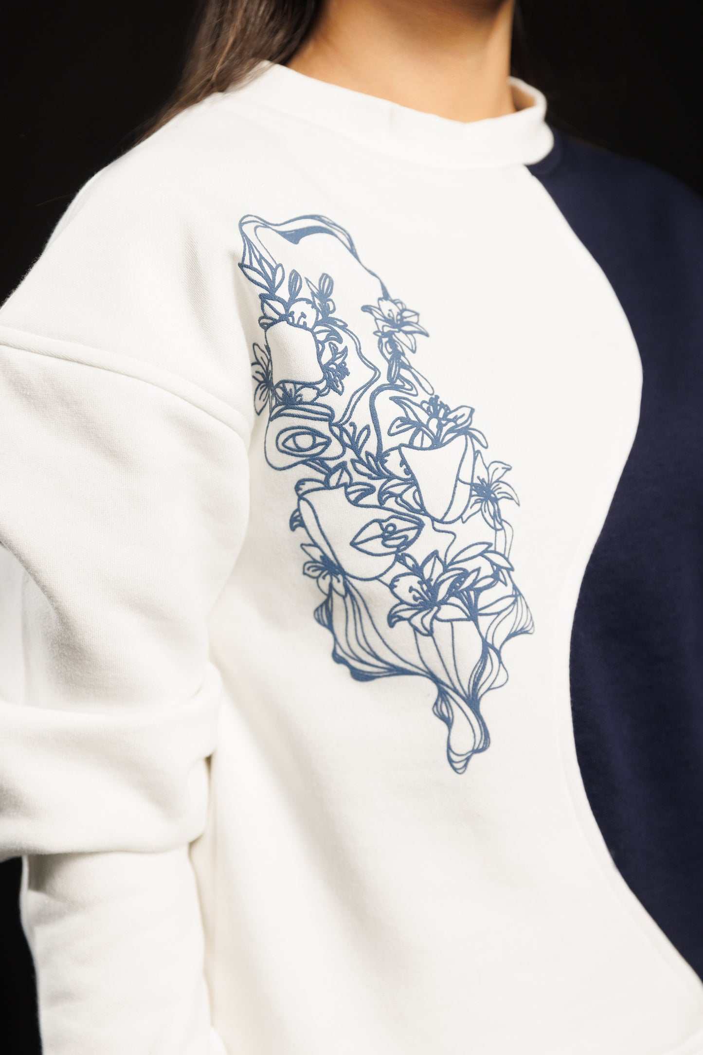 Azaad Collection - Floral Fusion Freedom - Graphic Sweatshirt