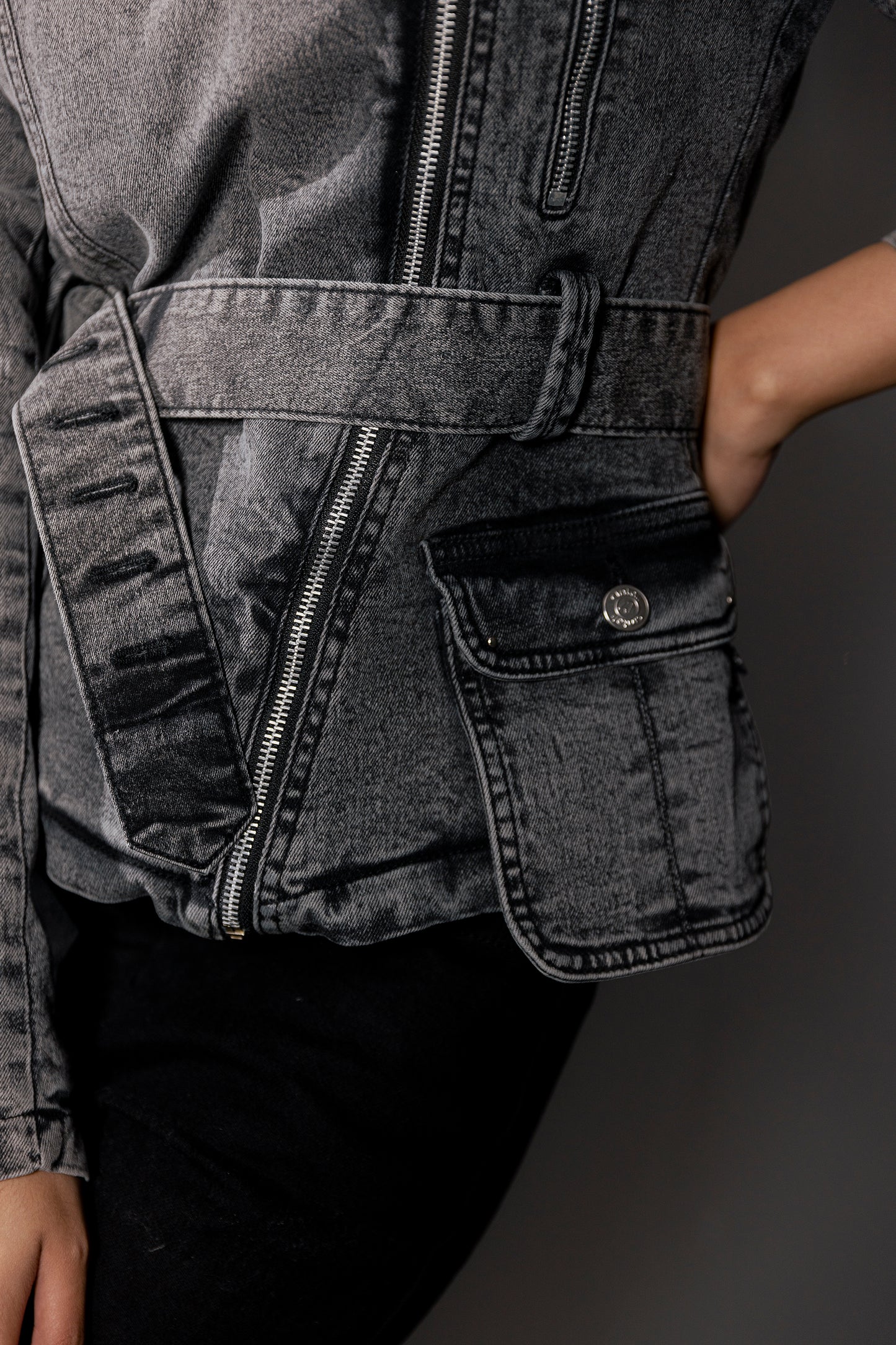 Leather Jacket Style - Denim Jacket