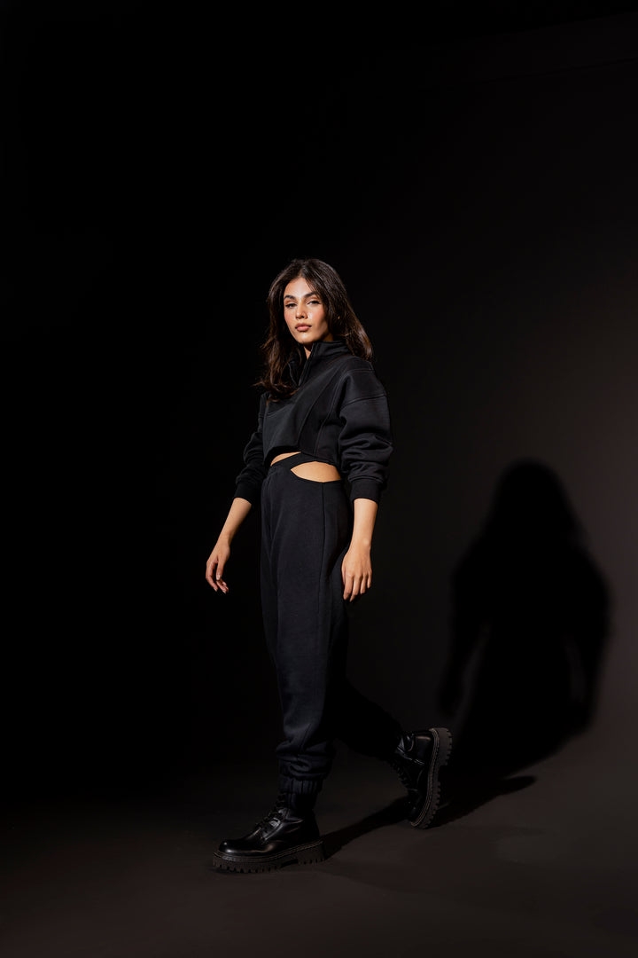 Side-Slits Sweat Pants