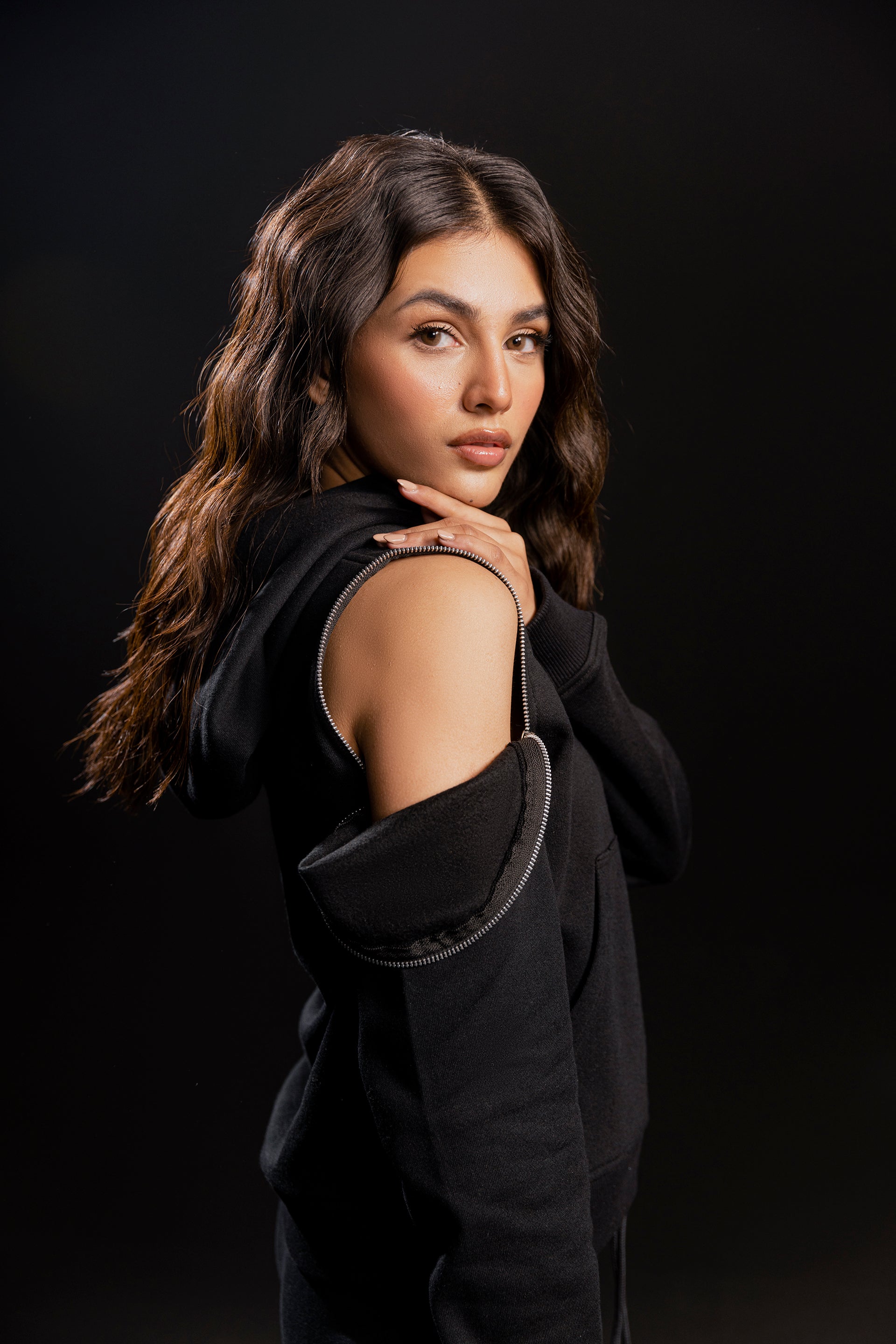 Cold Shoulder Hoodie