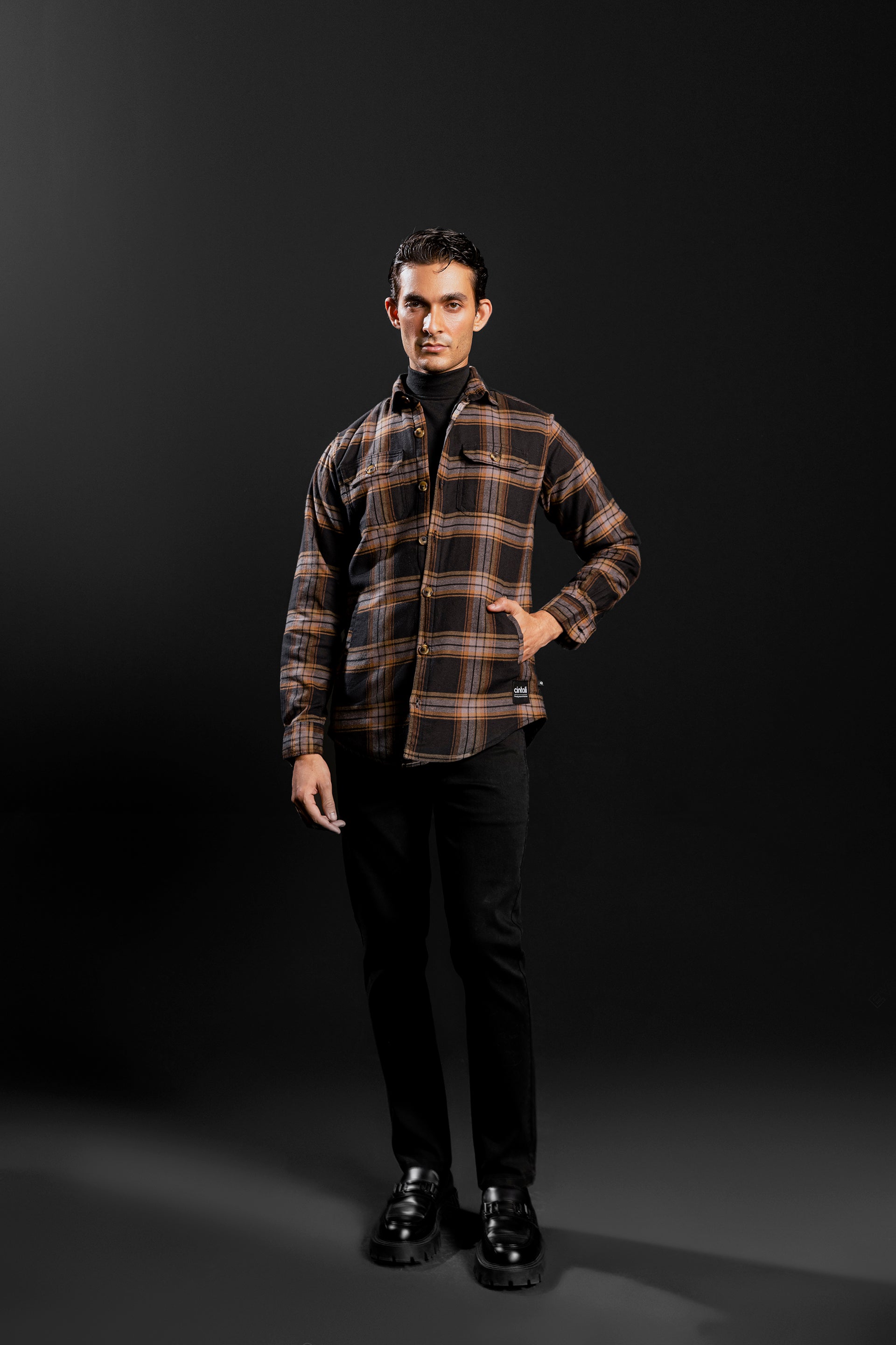 Plaid Puffer Quilt Shirt