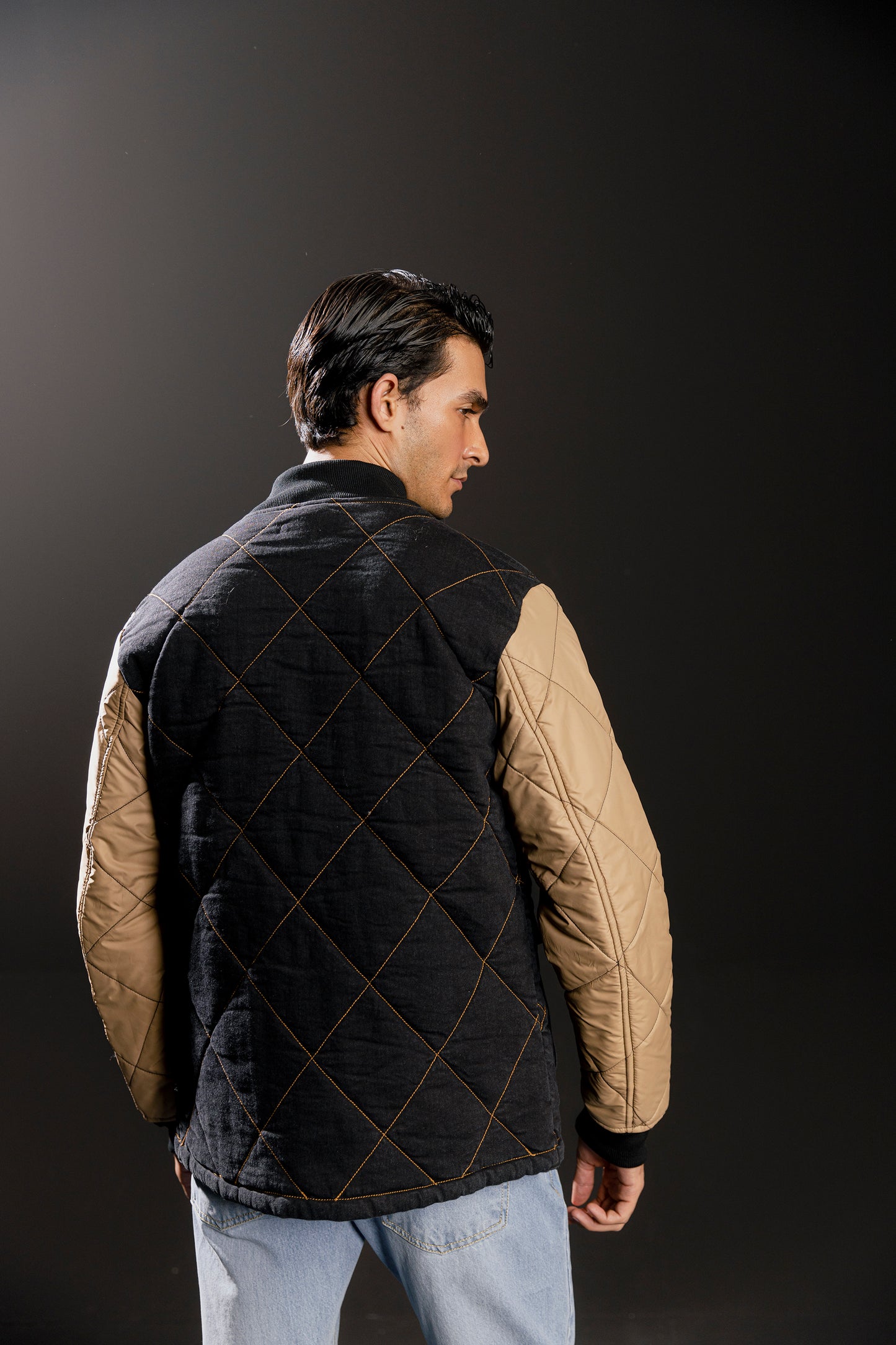 Quilted Bomber Jacket