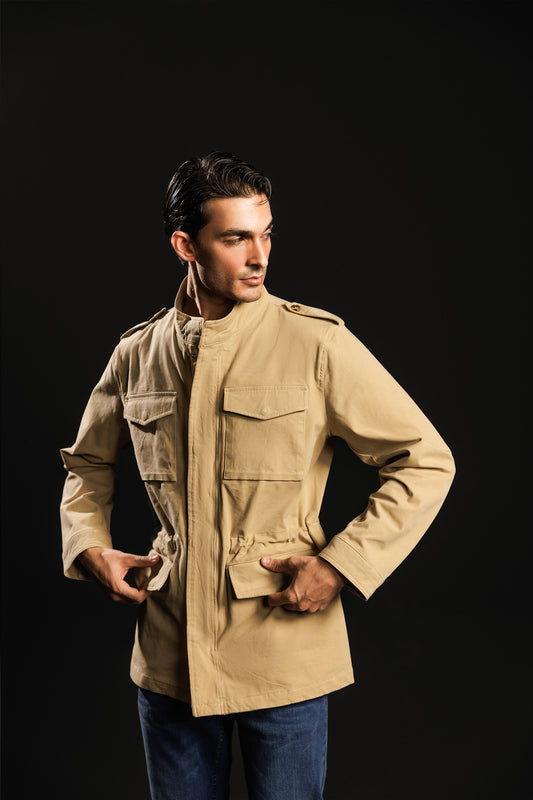 Light Sand Multi Pocket Jacket