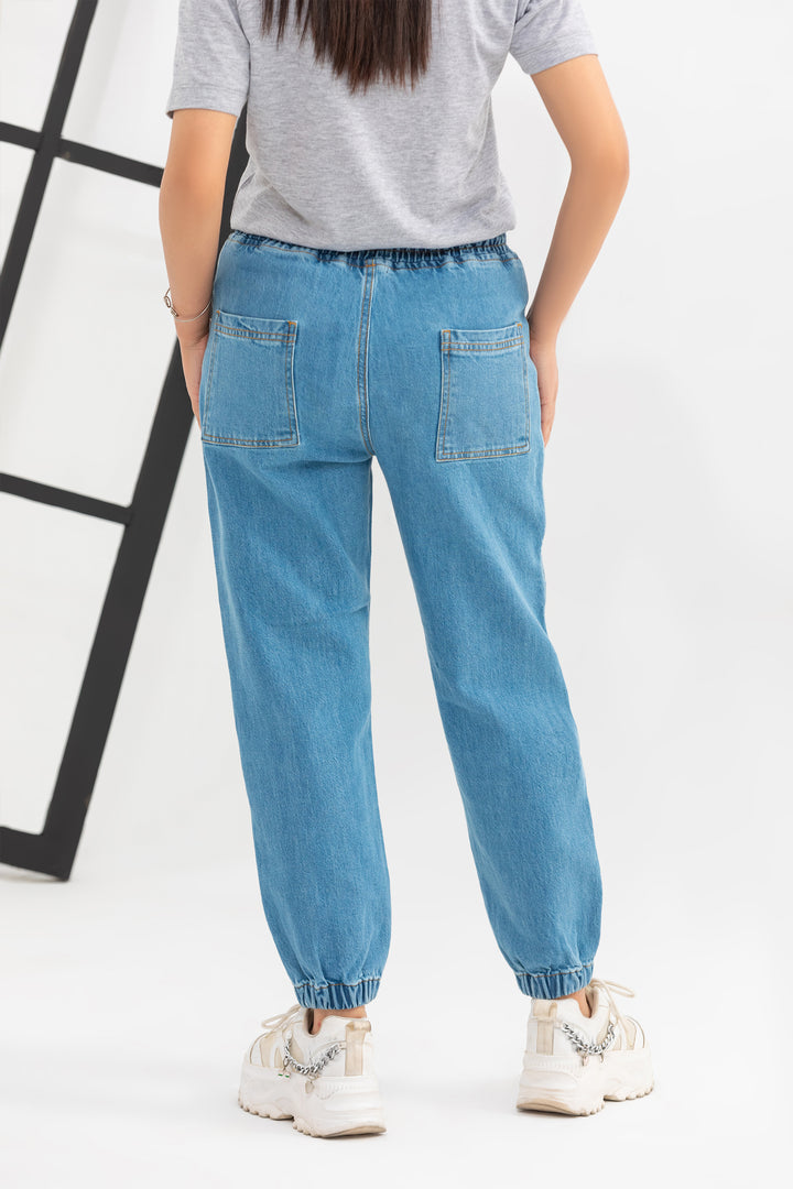 Unisex Denim Jogger Pants