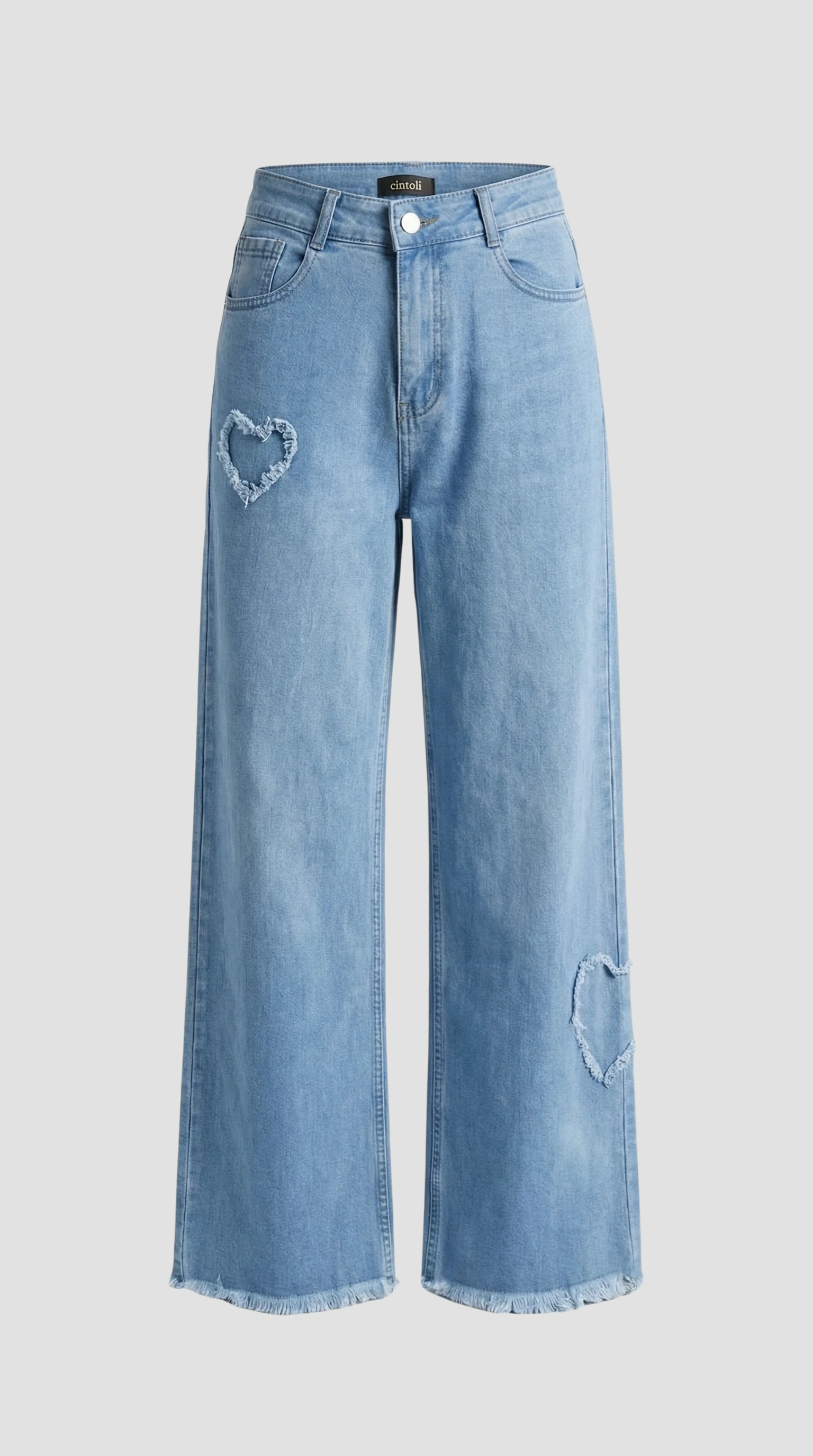 Heart Applique Jeans