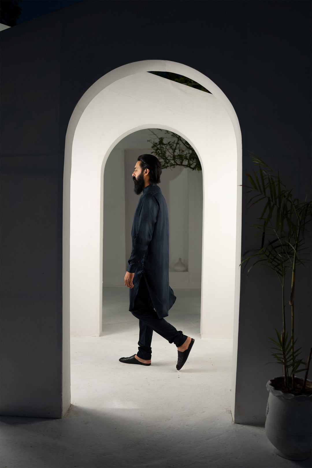 TONAL PRINT KURTA & TROUSER