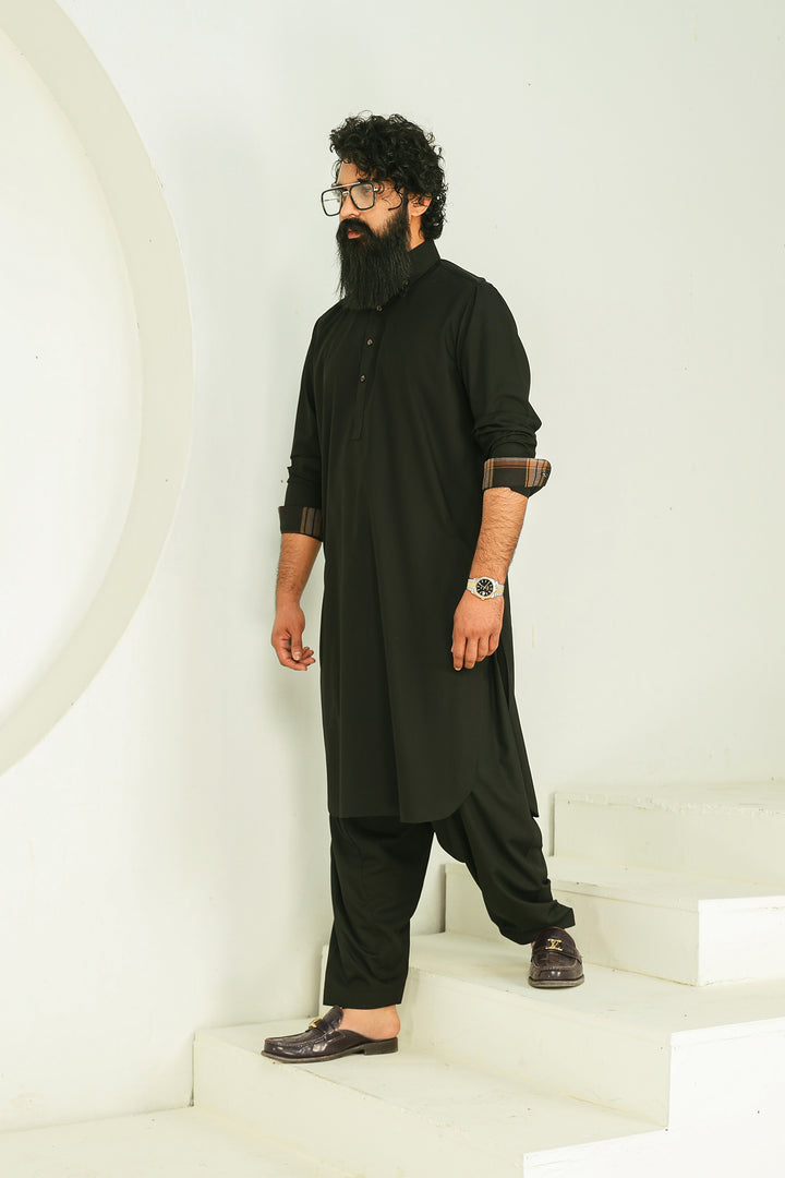PLAID LINING SHALWAR KAMEEZ