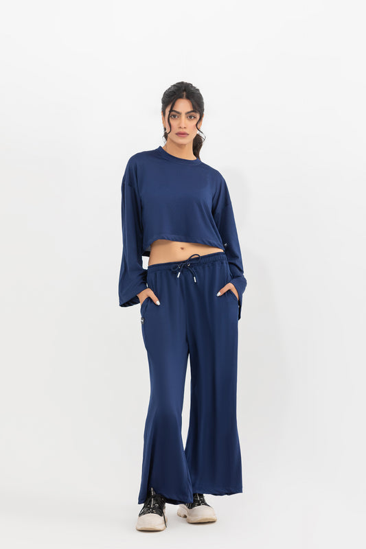 Navy Comfortable Lounge Wear Set - 2pcs