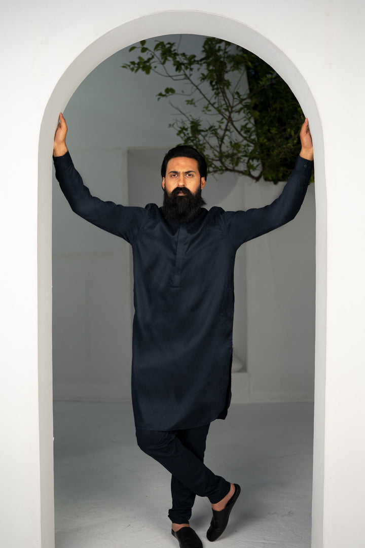 TONAL PRINT KURTA & TROUSER