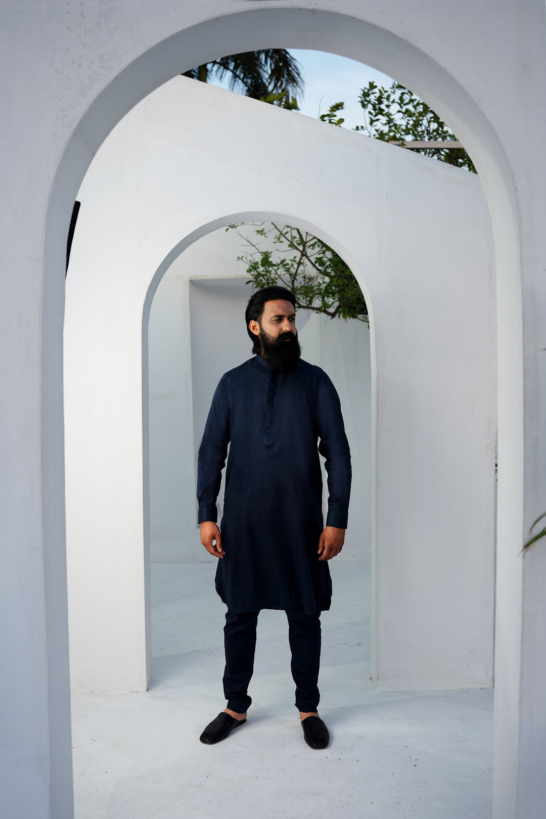 TONAL PRINT KURTA & TROUSER