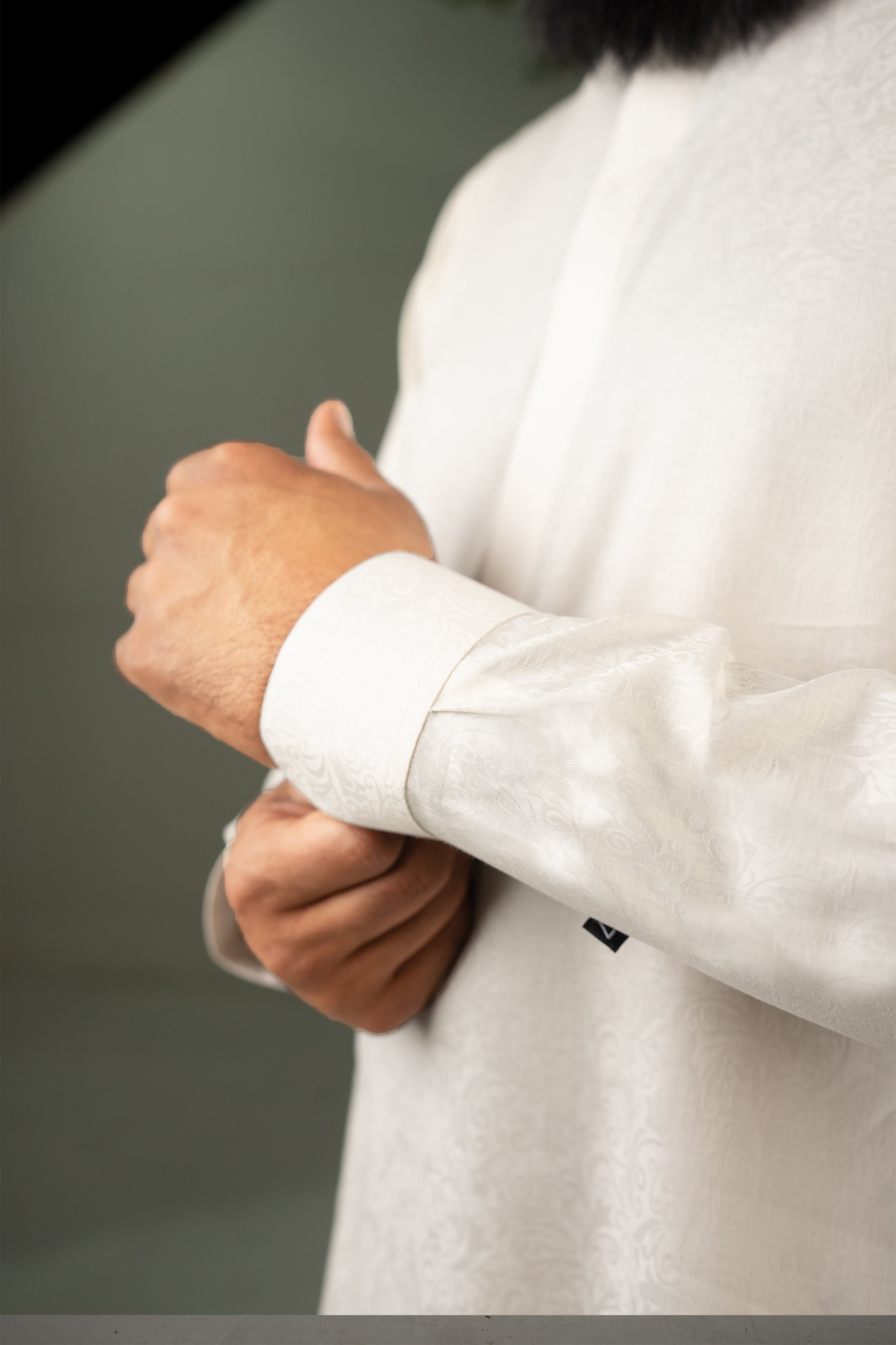 Tonal Print Kurta & Trouser