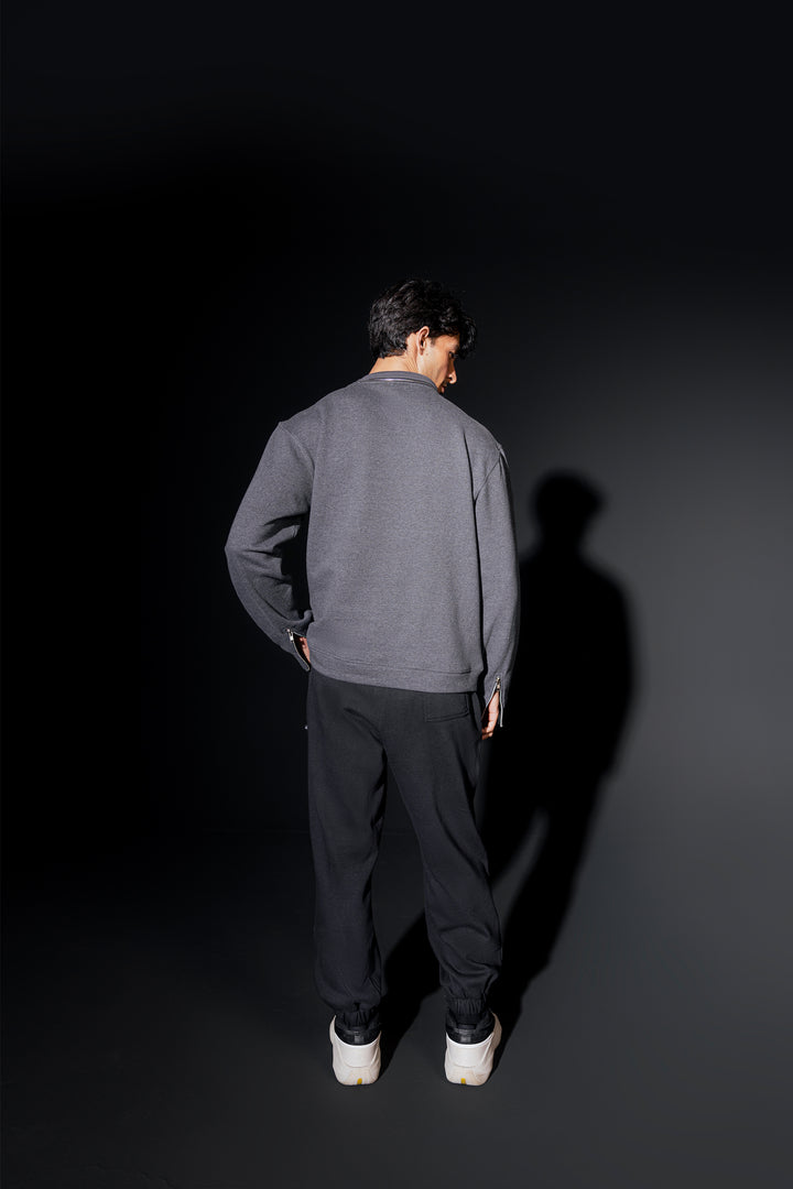 Multi Zip Sweat Shirt