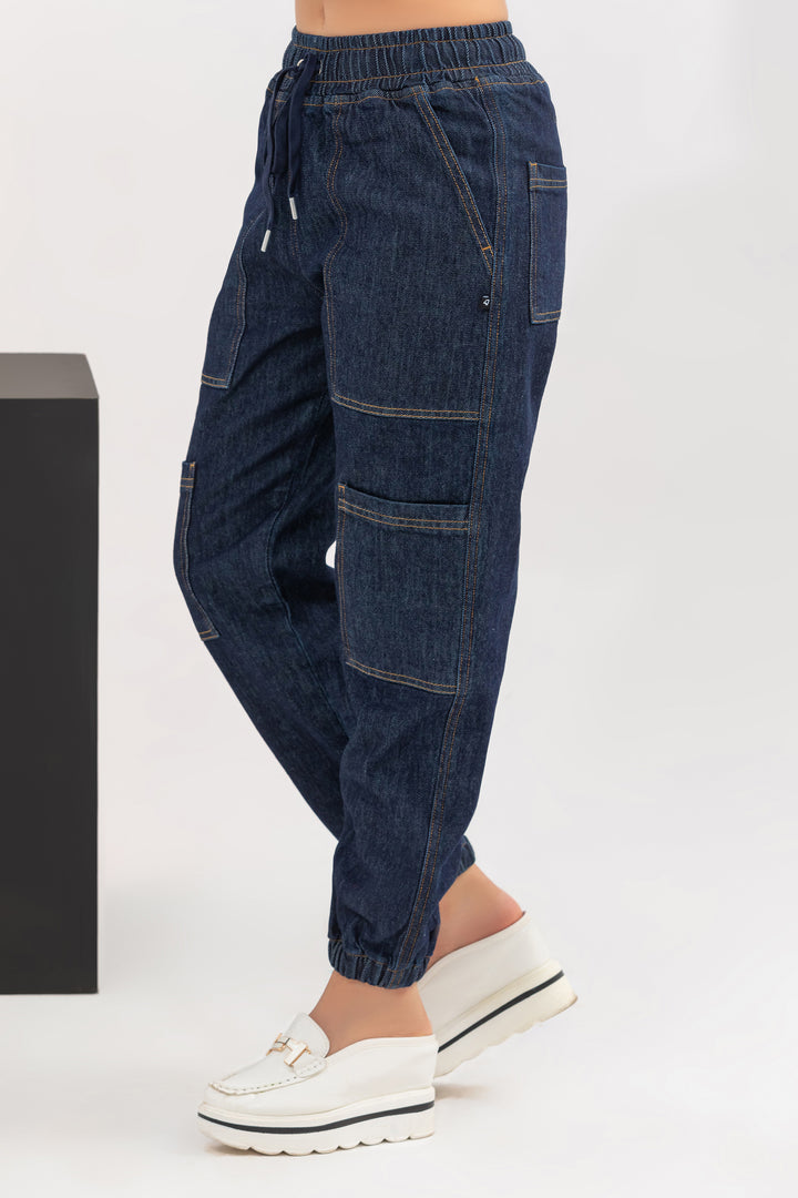 Unisex Denim Jogger Pants