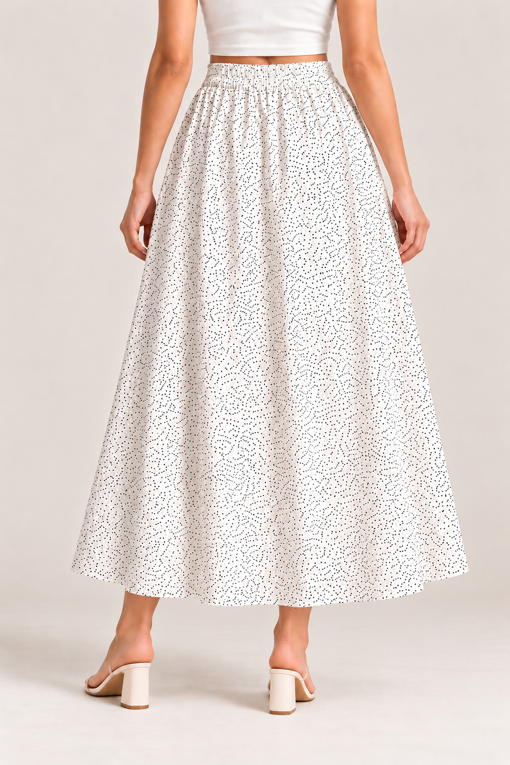 Polka Flow Skirt