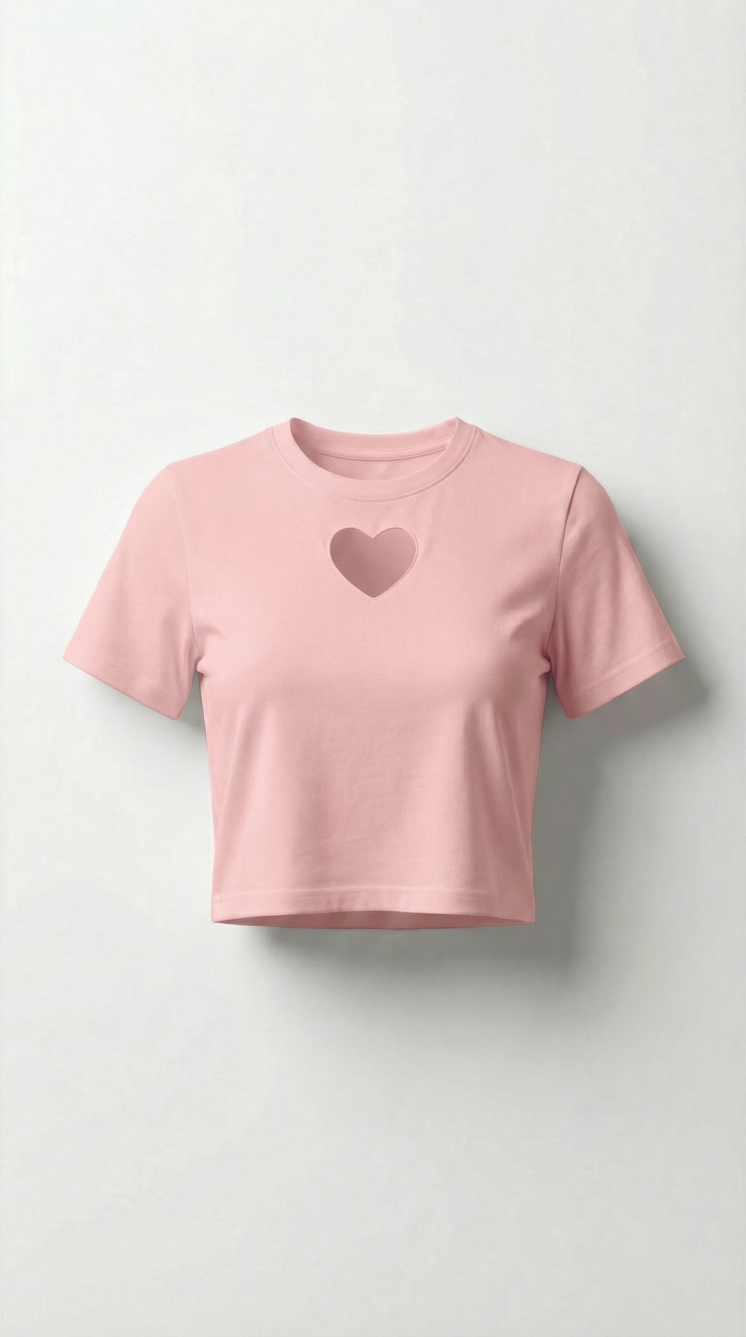 Heart cropped tee