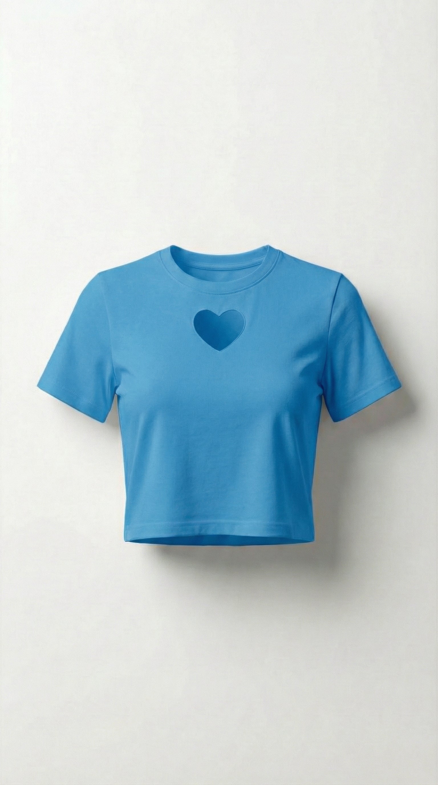 Heart cropped tee