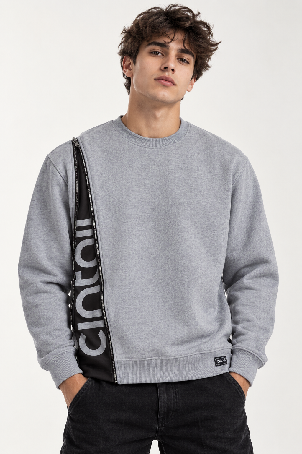 Slit Sweatshirt