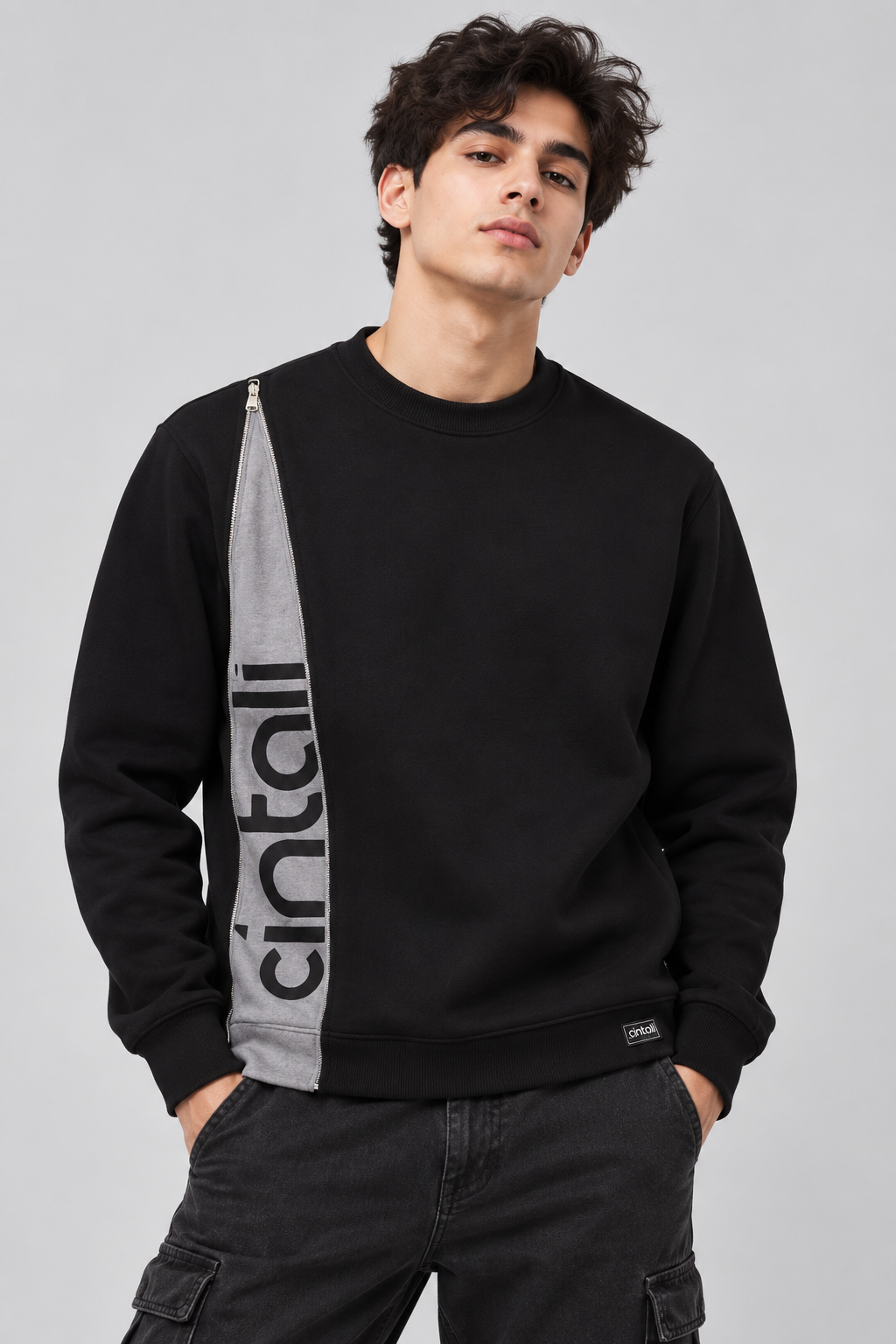 Slit Sweatshirt