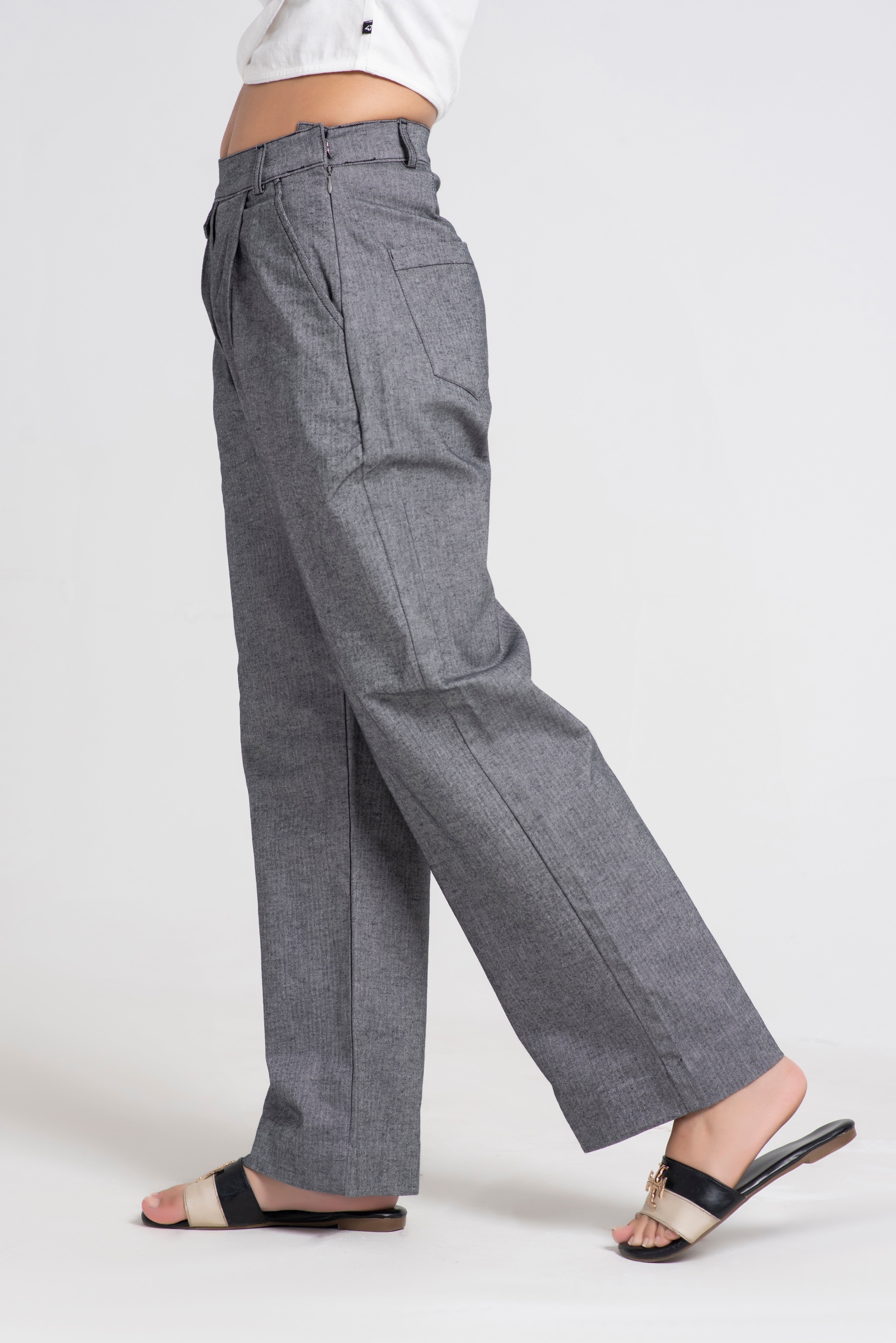 Relaxed Straight Fit Pants