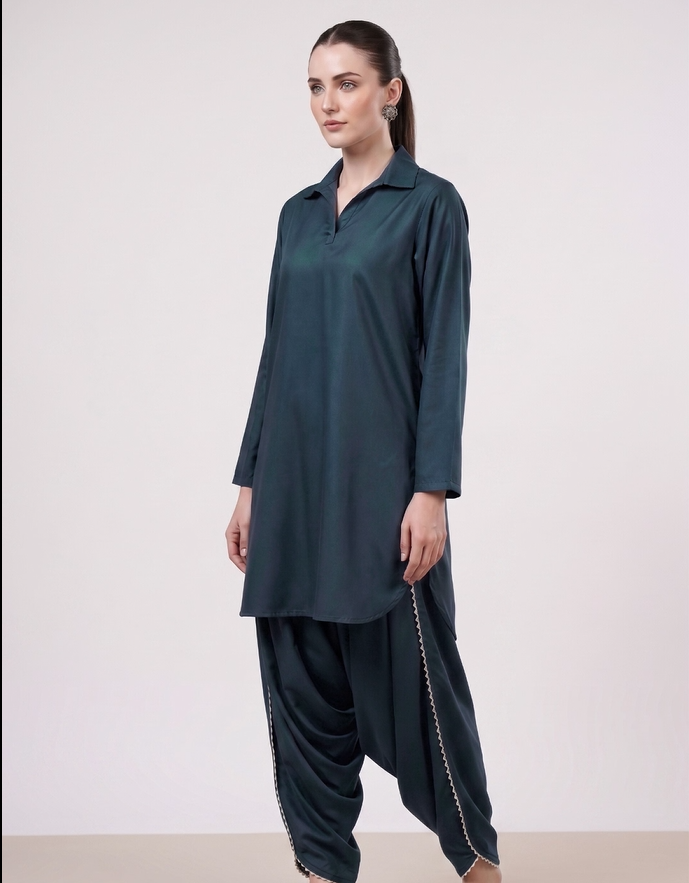 Pleated Kurta Shalwar