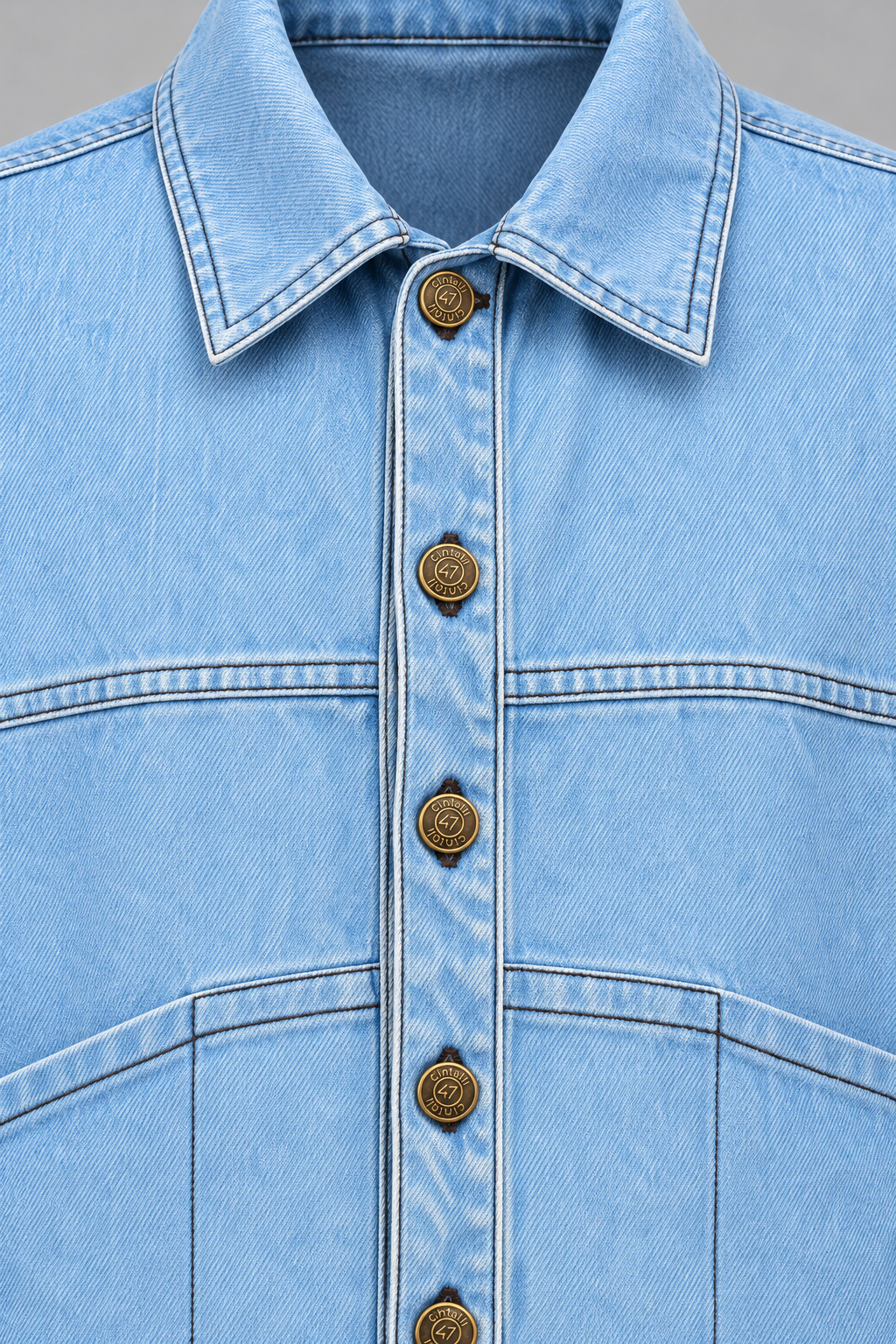 47 Applique Denim Jacket