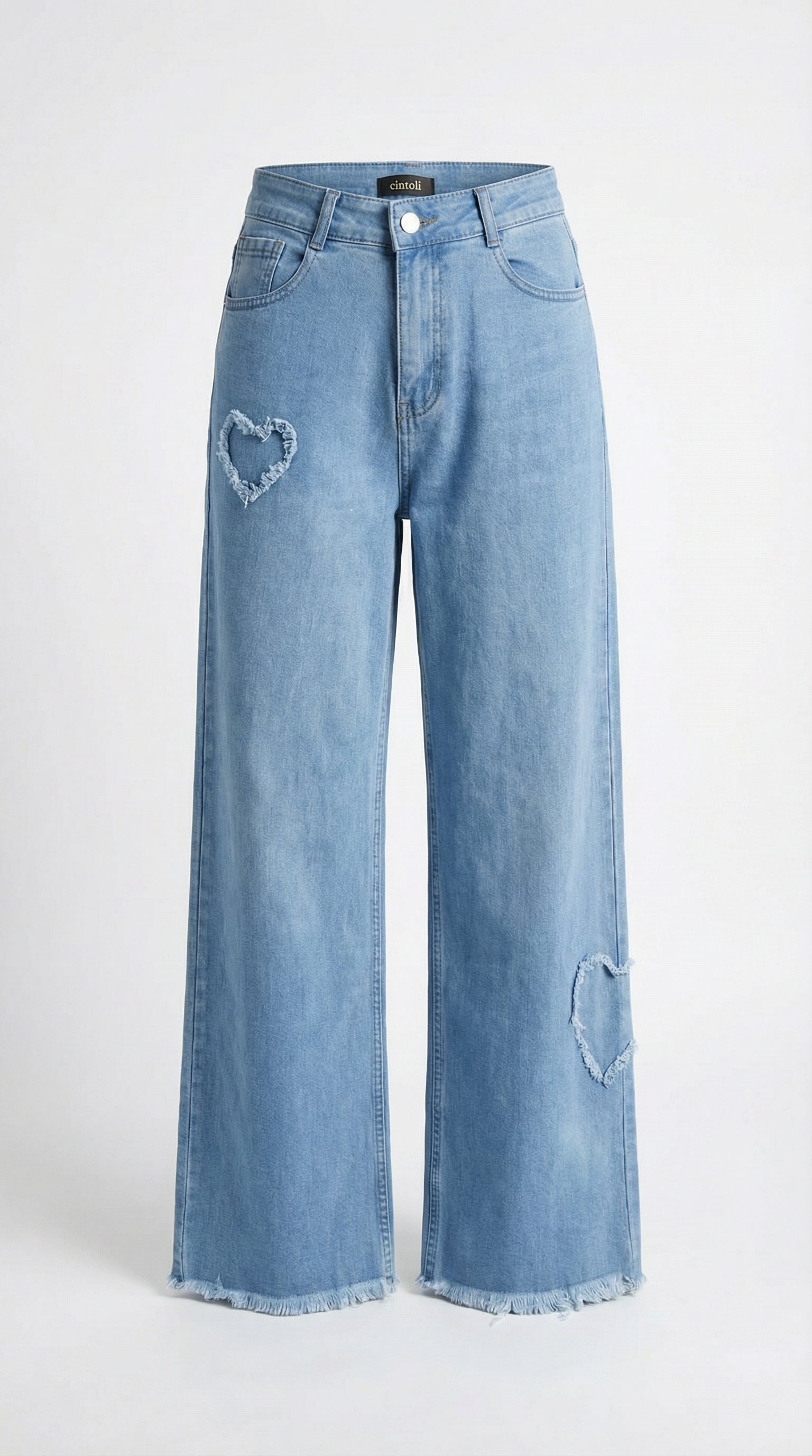 Heart Applique Jeans