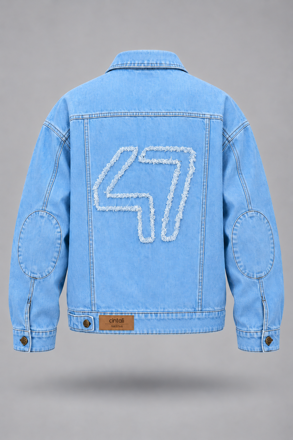 47 Applique Denim Jacket