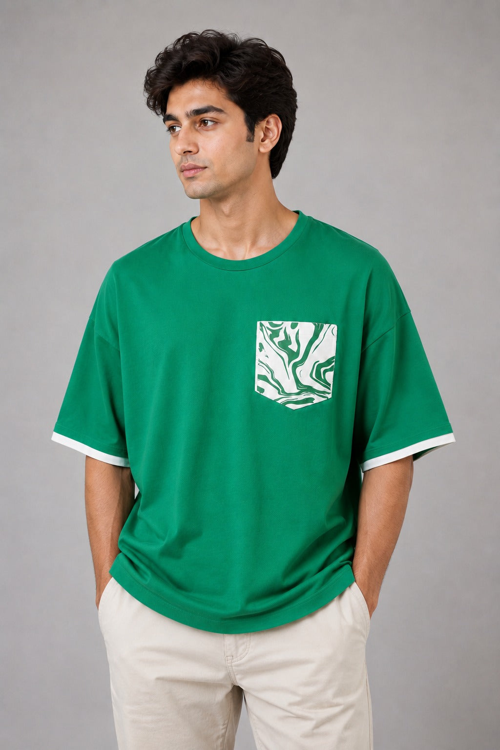 Marble Pocket Tee
