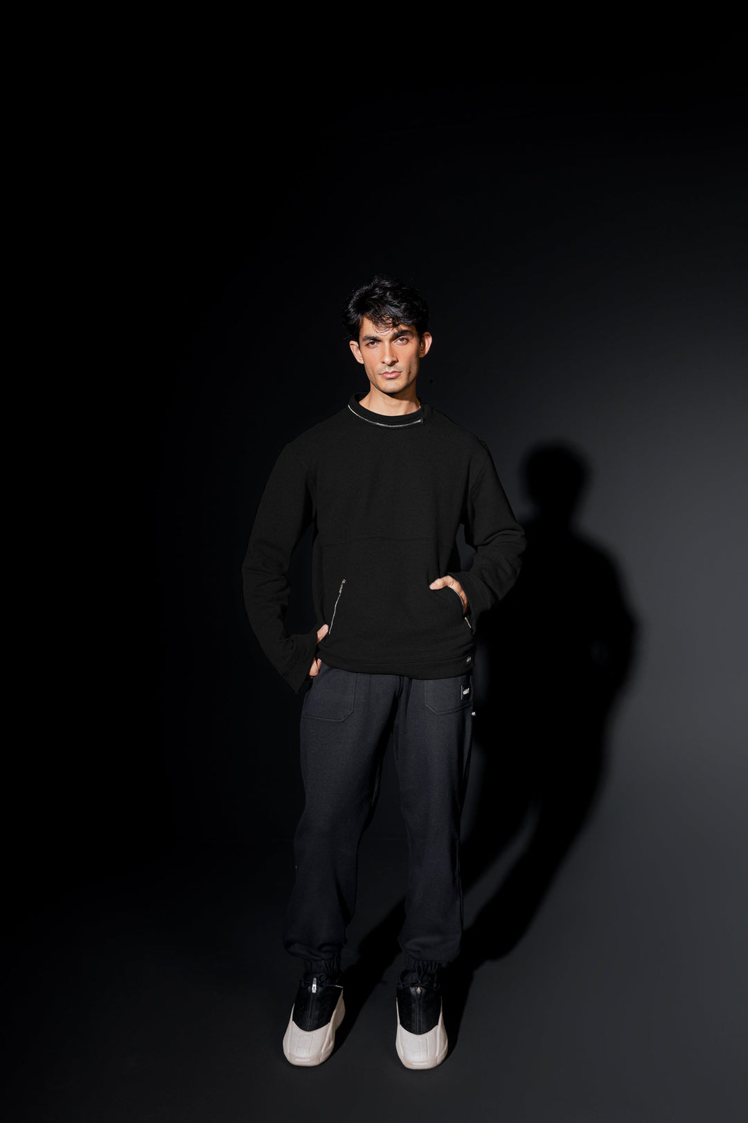 Multi Zip Sweat Shirt