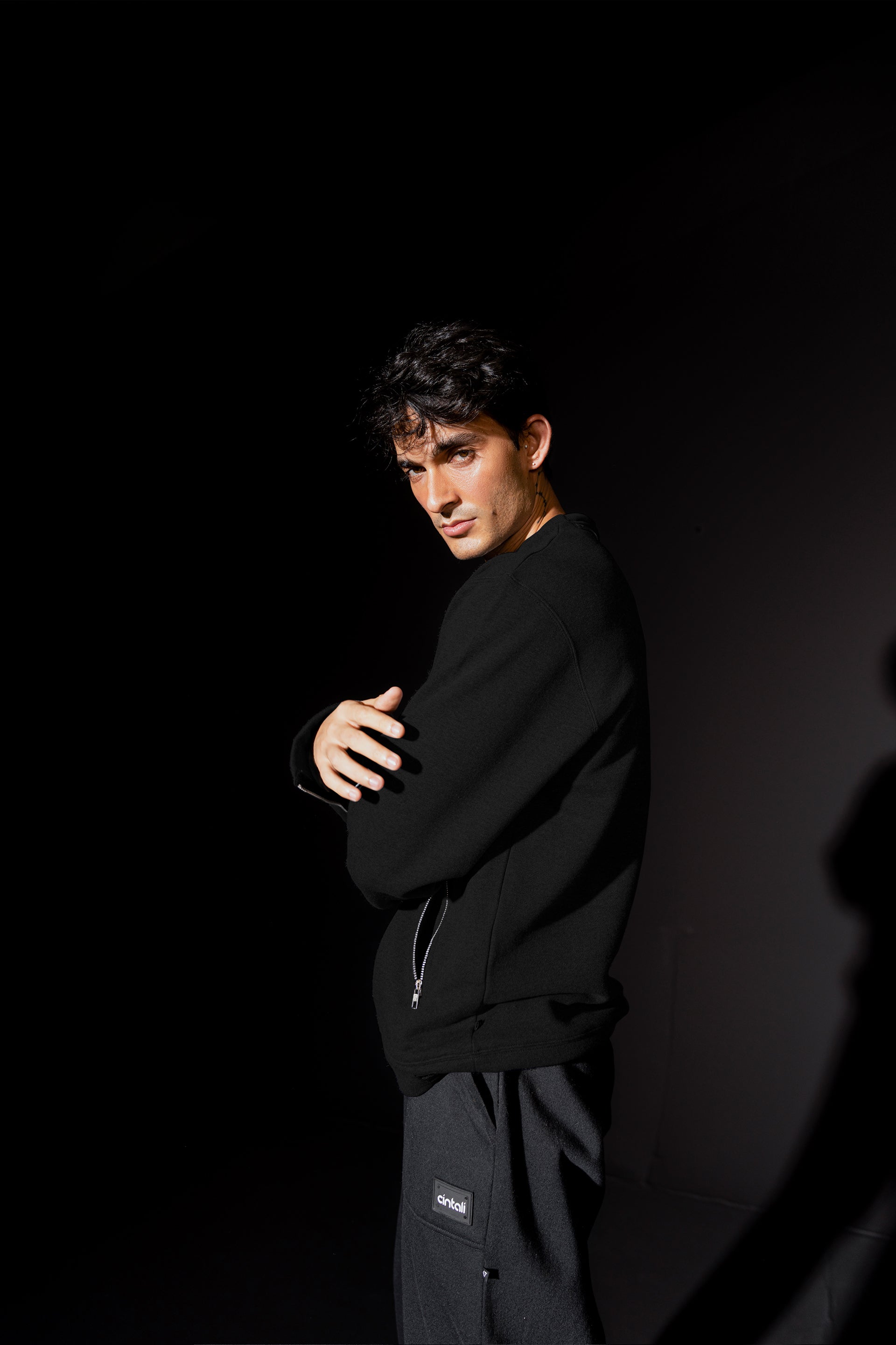 Multi Zip Sweat Shirt