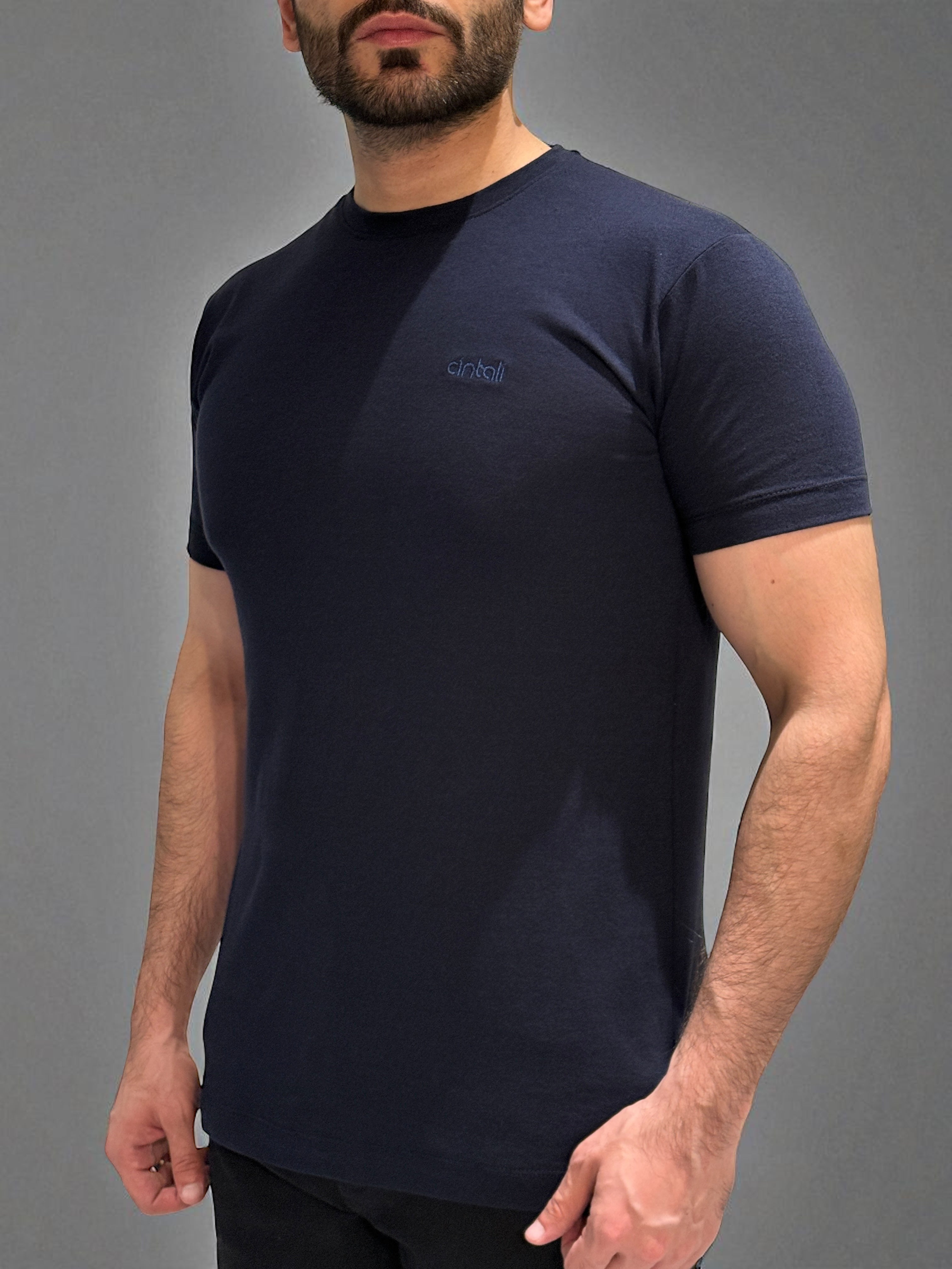 Muscle-Fit Crew Neck