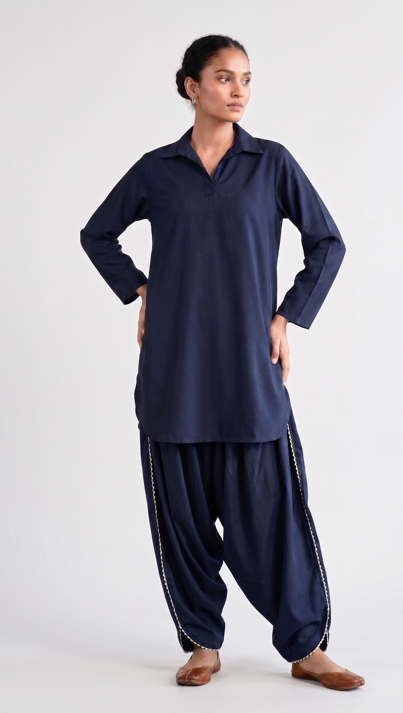 Pleated Kurta Shalwar