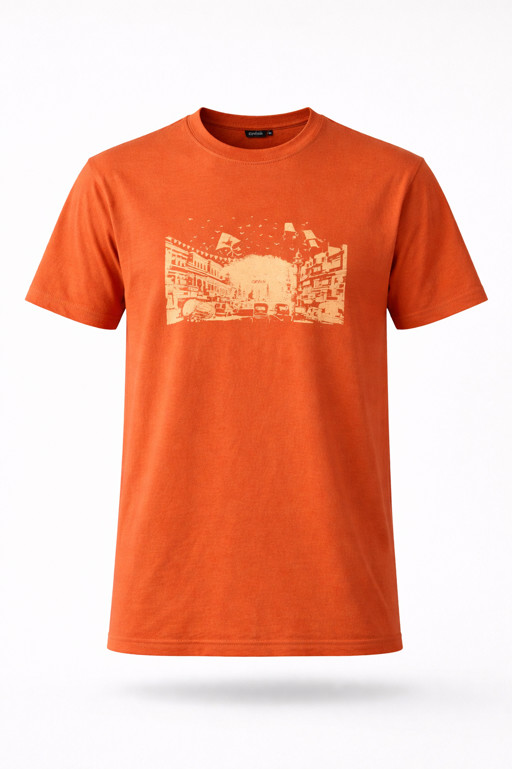 Basant in Lahore Tee Orange
