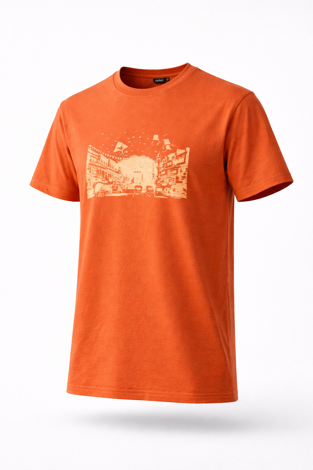 Basant in Lahore Tee Orange