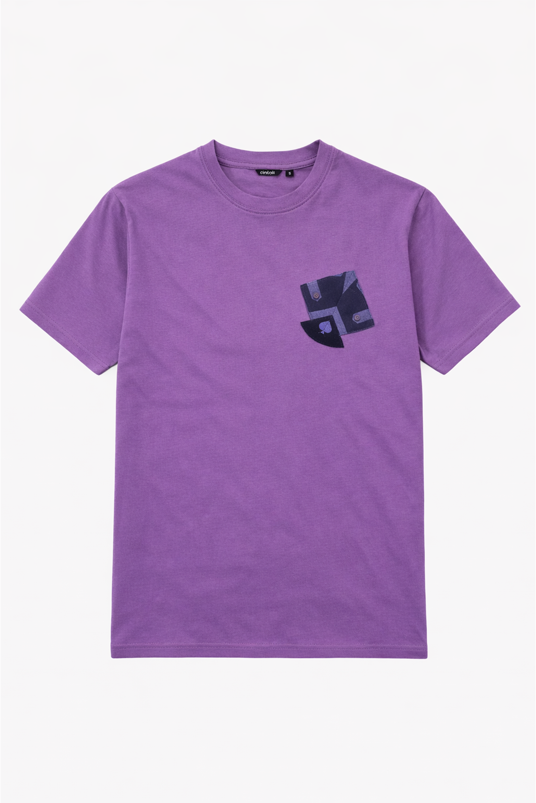 Kite Handmade Applique Tee Purple
