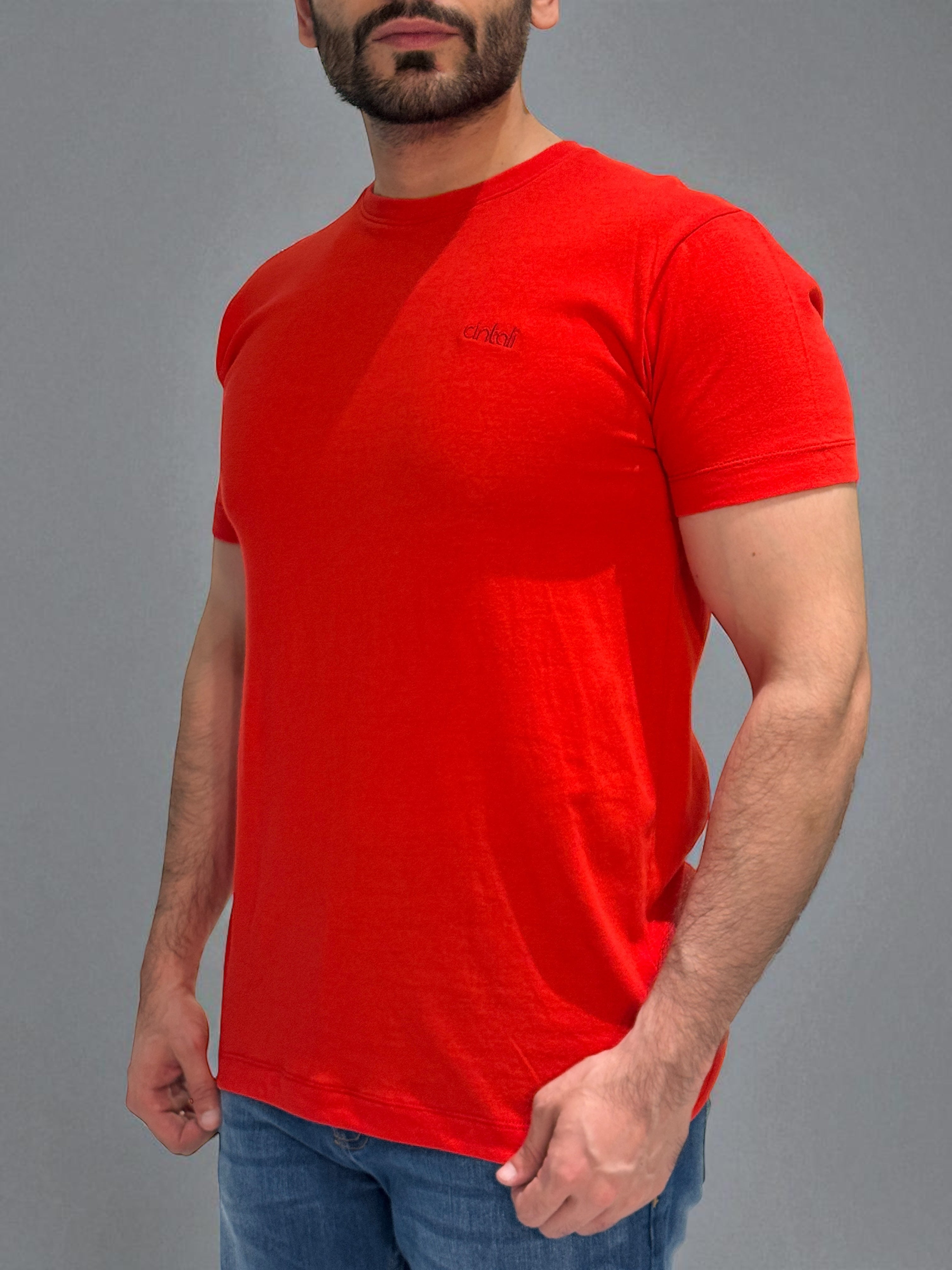 Muscle-Fit Crew Neck