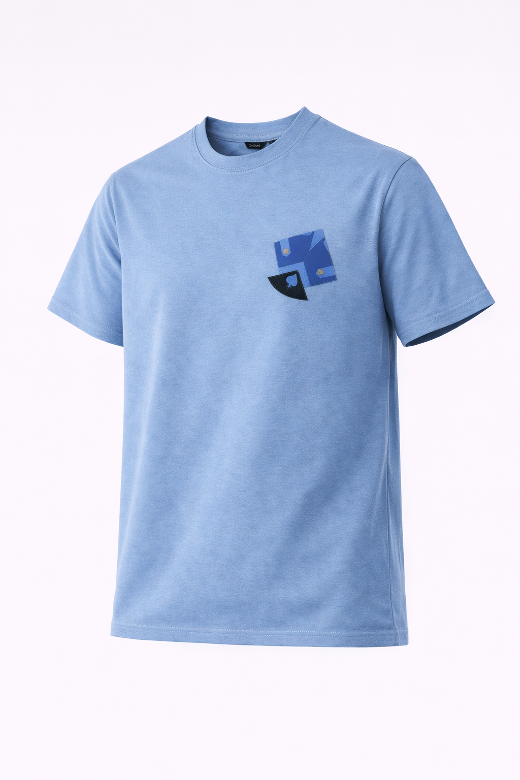 Kite Handmade Applique Tee Blue
