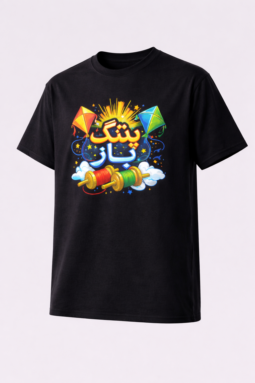 Patang Baz Tee Black