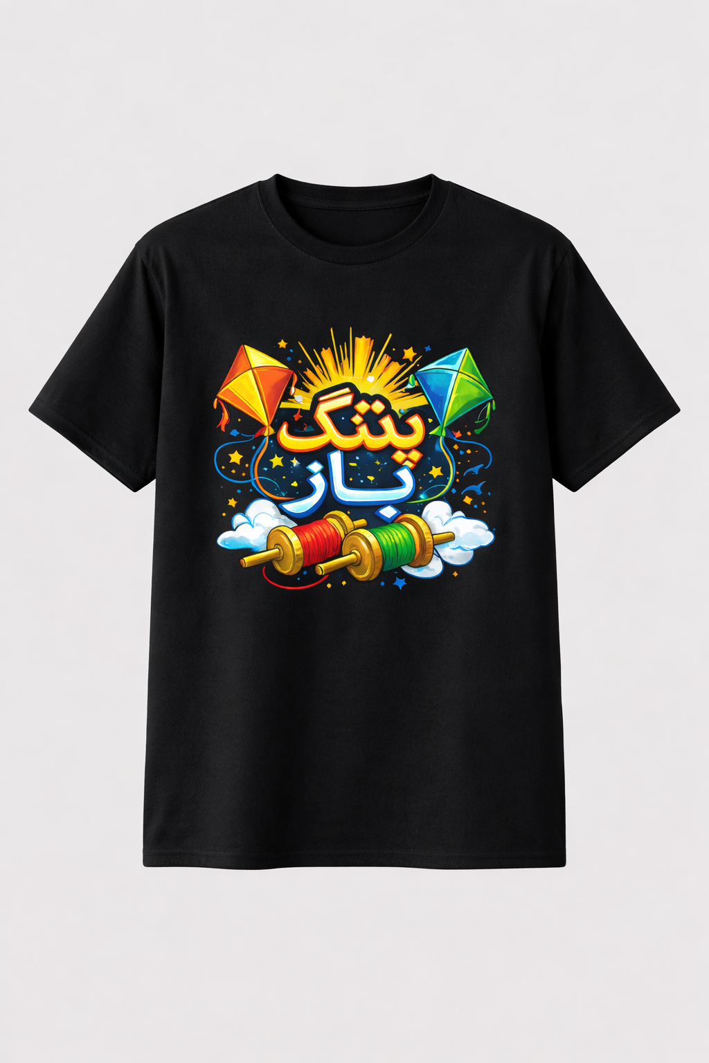 Patang Baz Tee Black