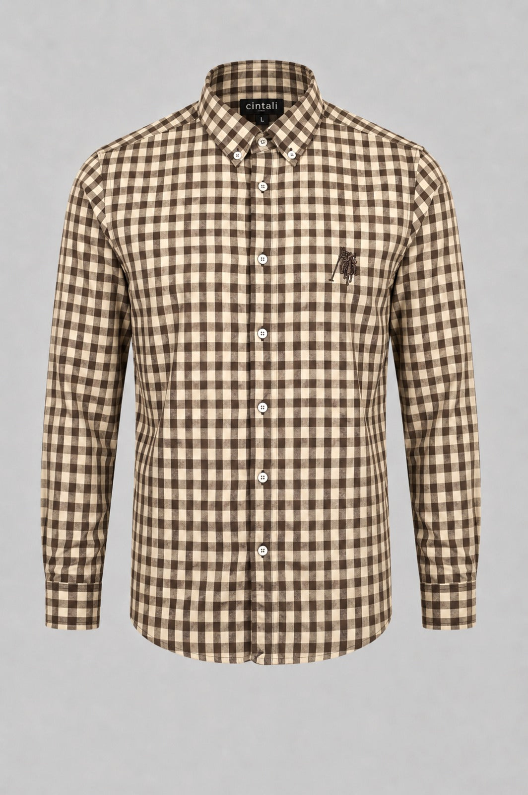Tent Pegging Button Down Shirt