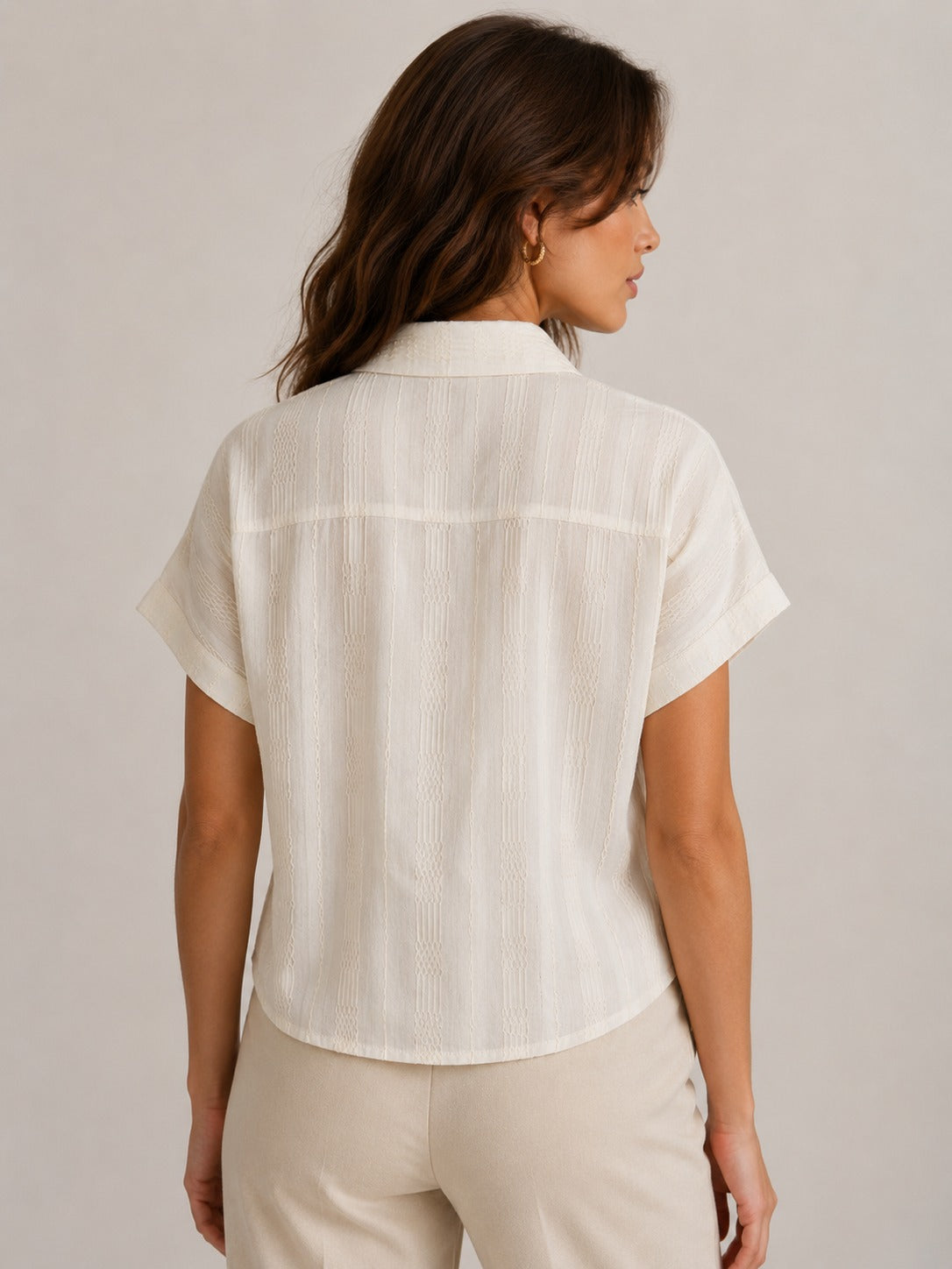 Ivory Texture Shirt