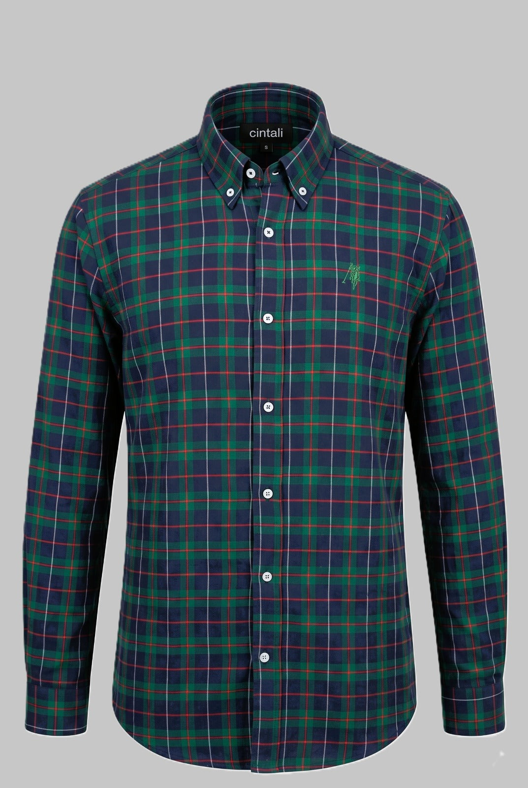 Tent Pegging Button Down Shirt