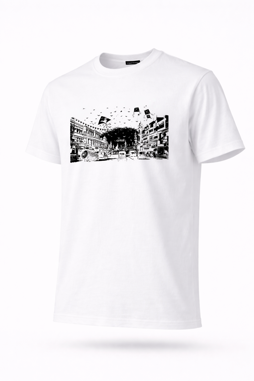 Basant in Lahore Tee White