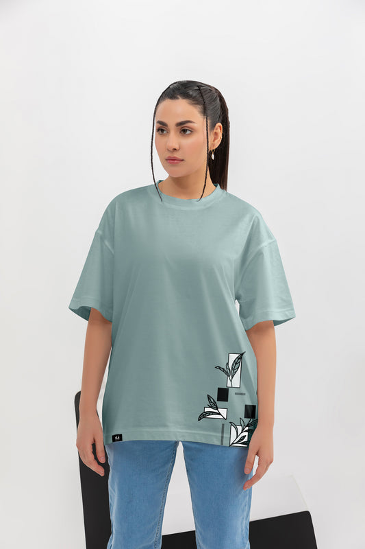 Azaad Collection - Trio Unity Threads - Oversize Unisex Graphic Shirt (Sky Blue)