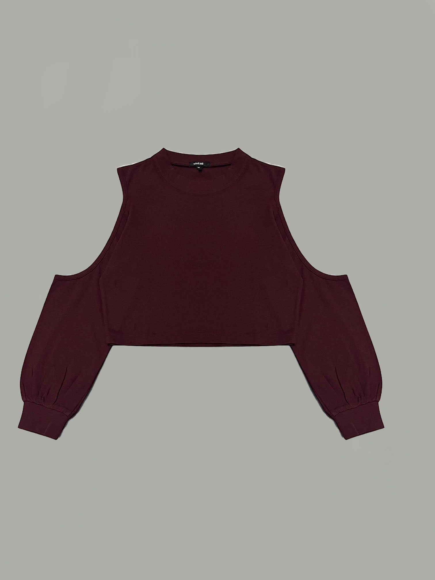 Cold Shoulder Crop Top