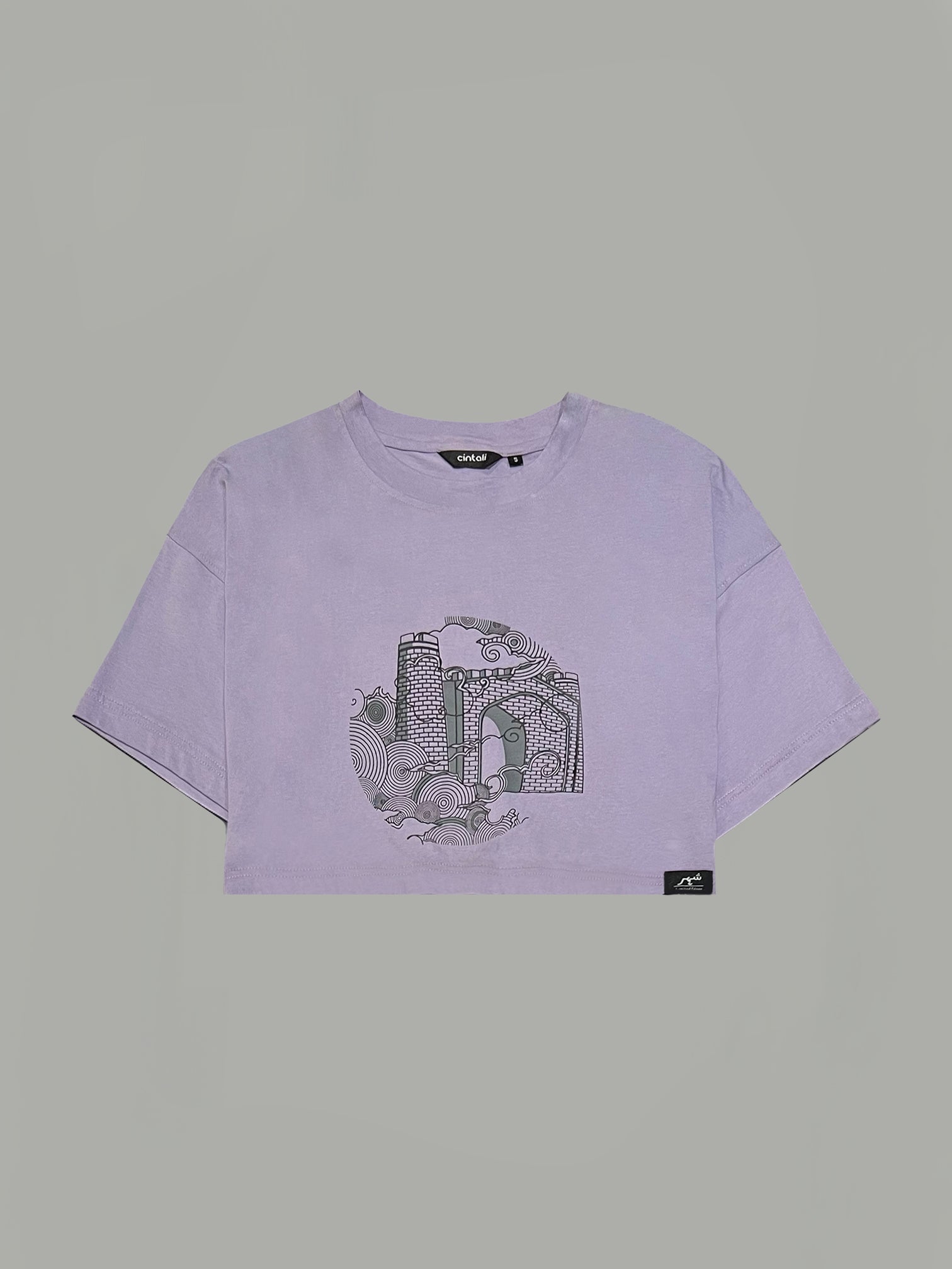 Quetta-Graphic Cropped Shirt