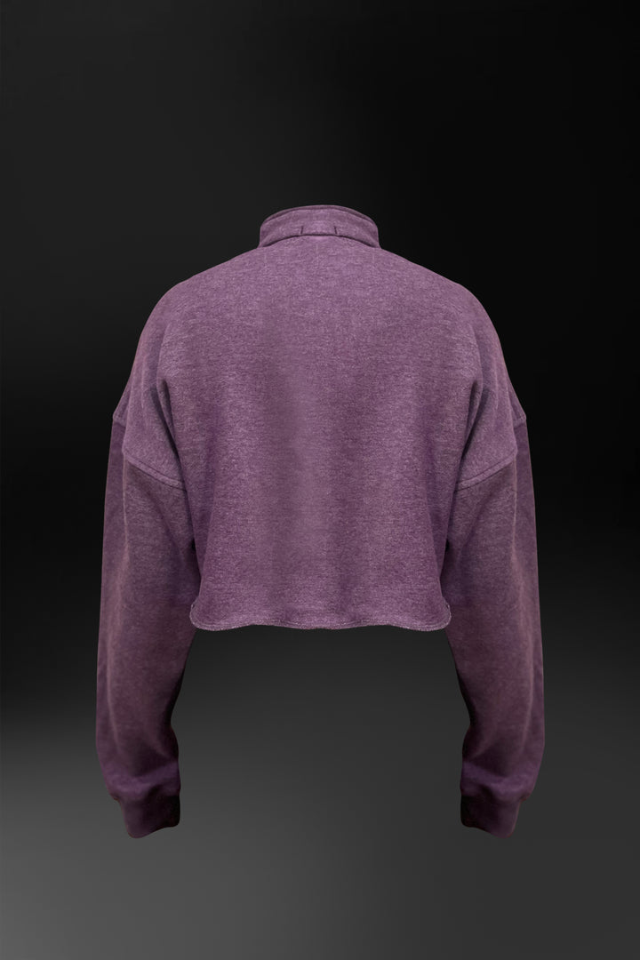 Semi Rib & Fleece Crop Top