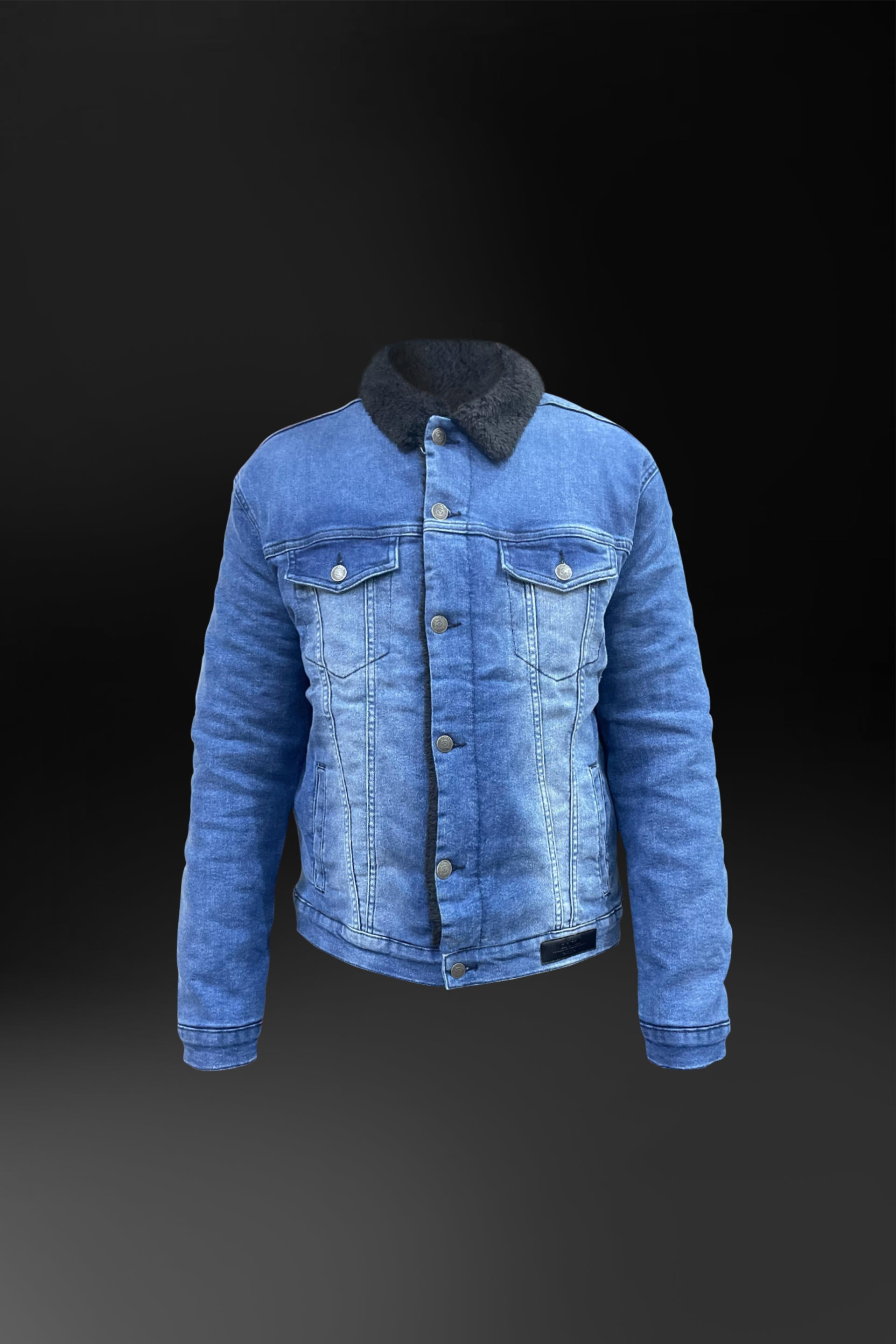 Denim Fur Jacket